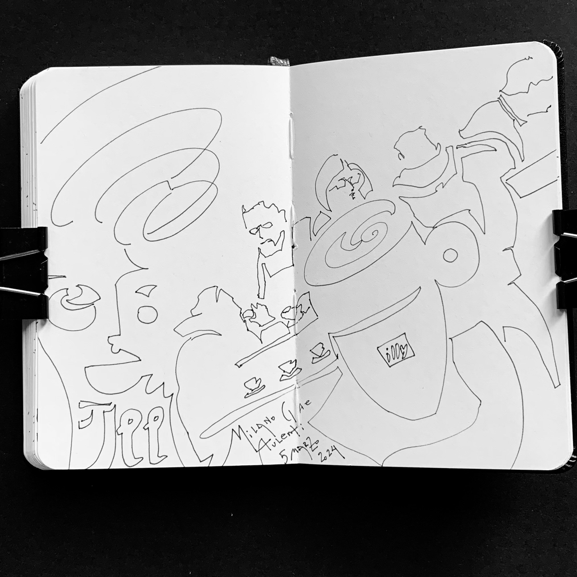 Caffe. Nadia Kuprina. Artist