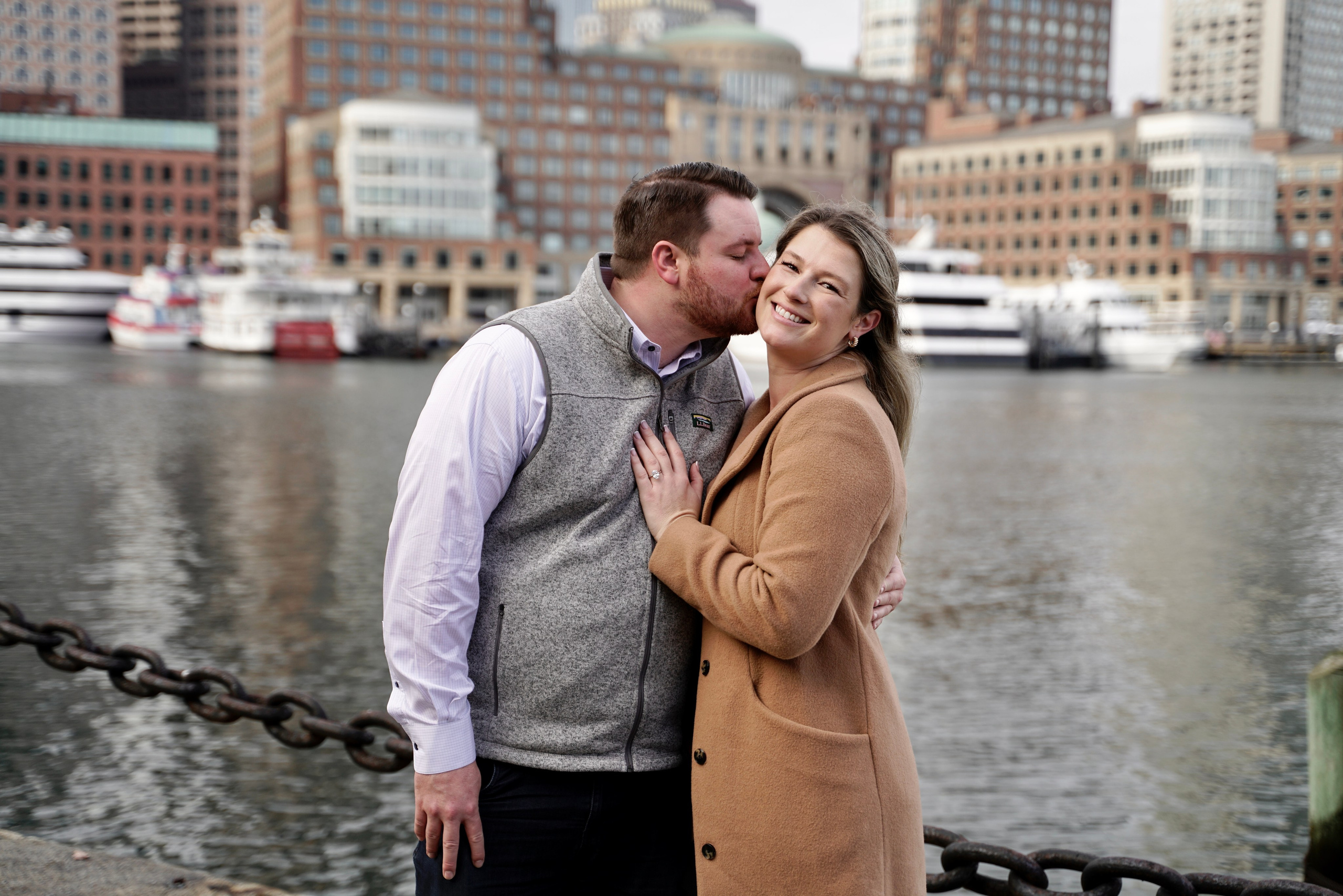 Charles and Helen at Seaport. Stefanovich Photography | Boston, MA
