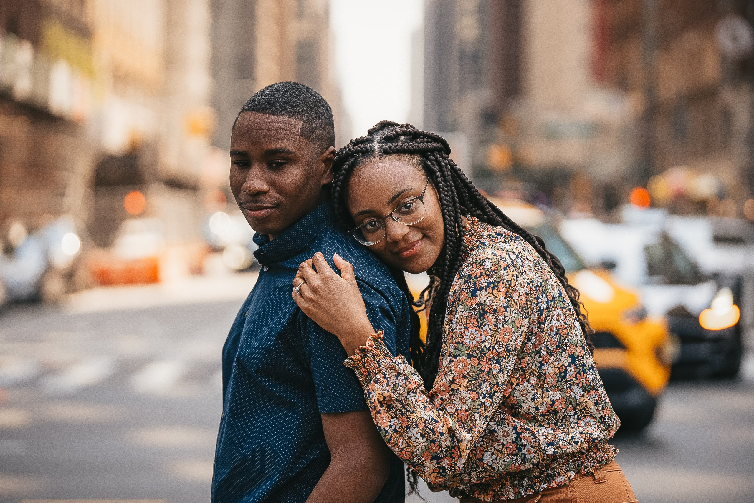 Photoshoot before wedding. Portrait and wedding photographer in New York