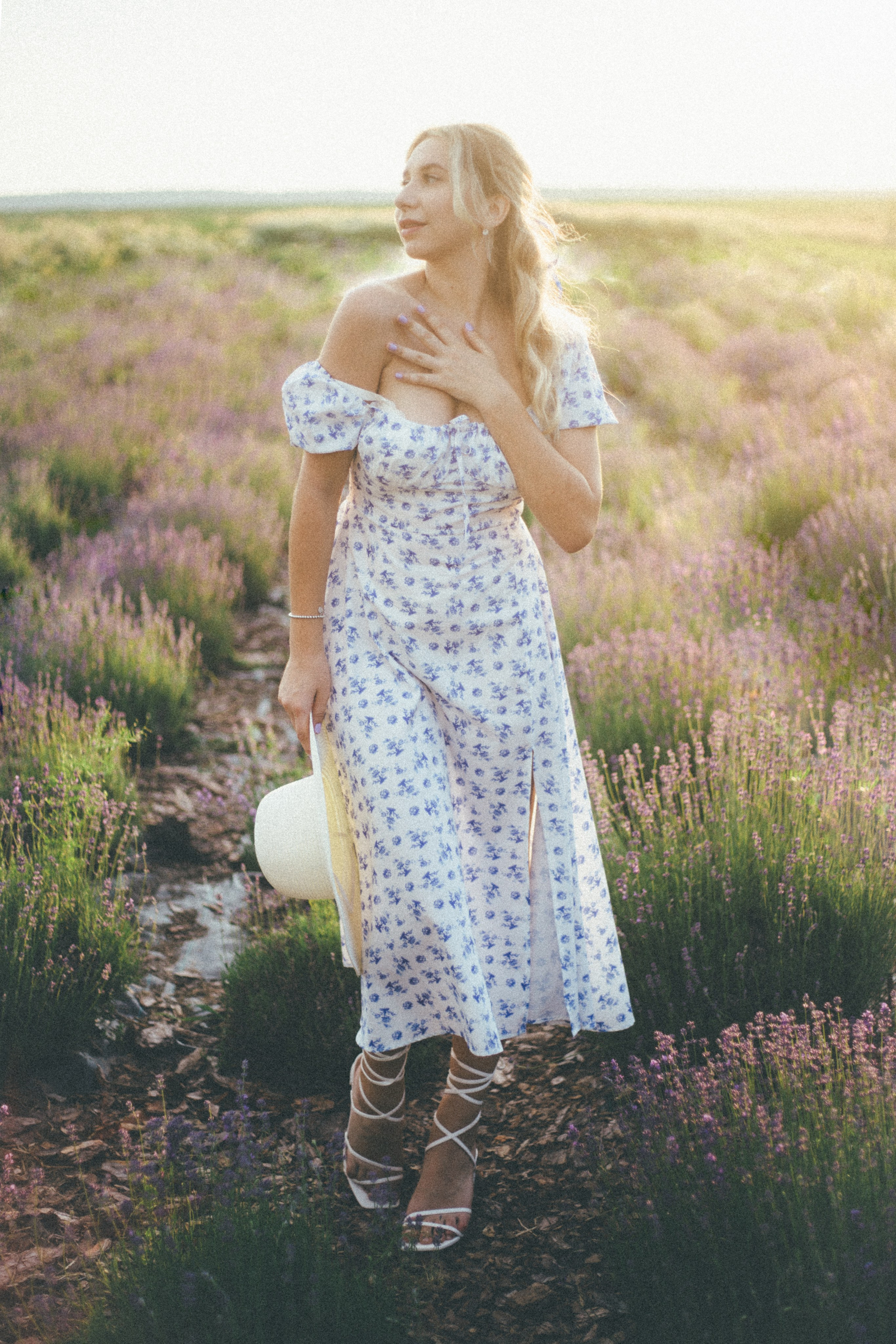 Lavender field. Photographer Anna Curly | Weddings and Events in Dubai