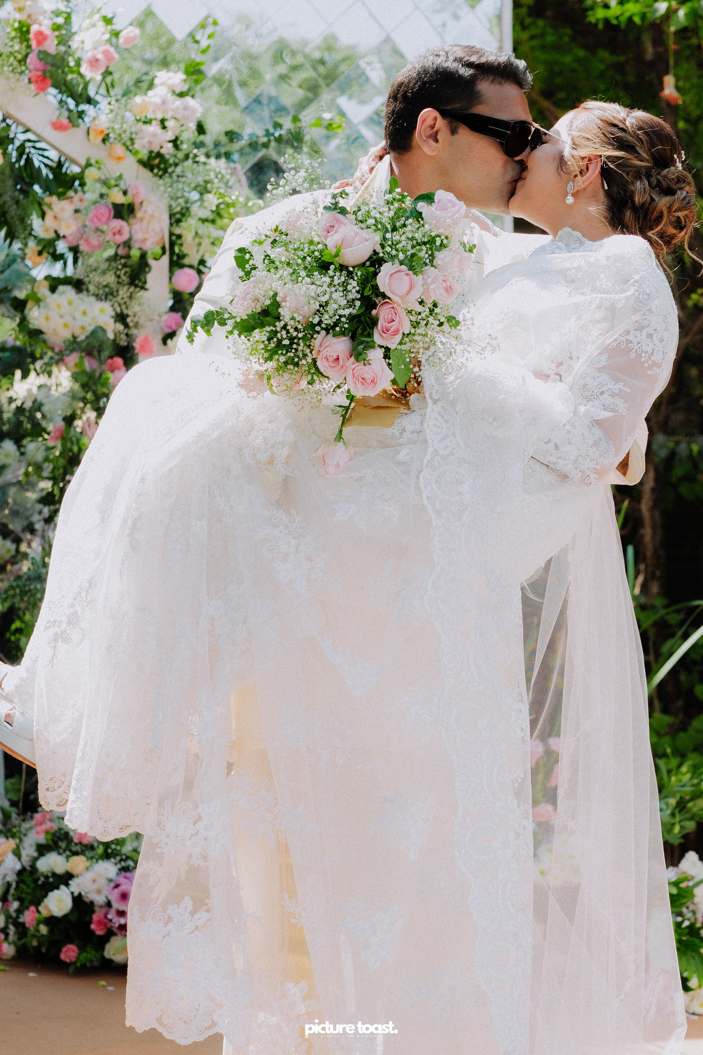 Blessing of Rajiv & Aashna. Fine art Wedding Photographers in India & Canada