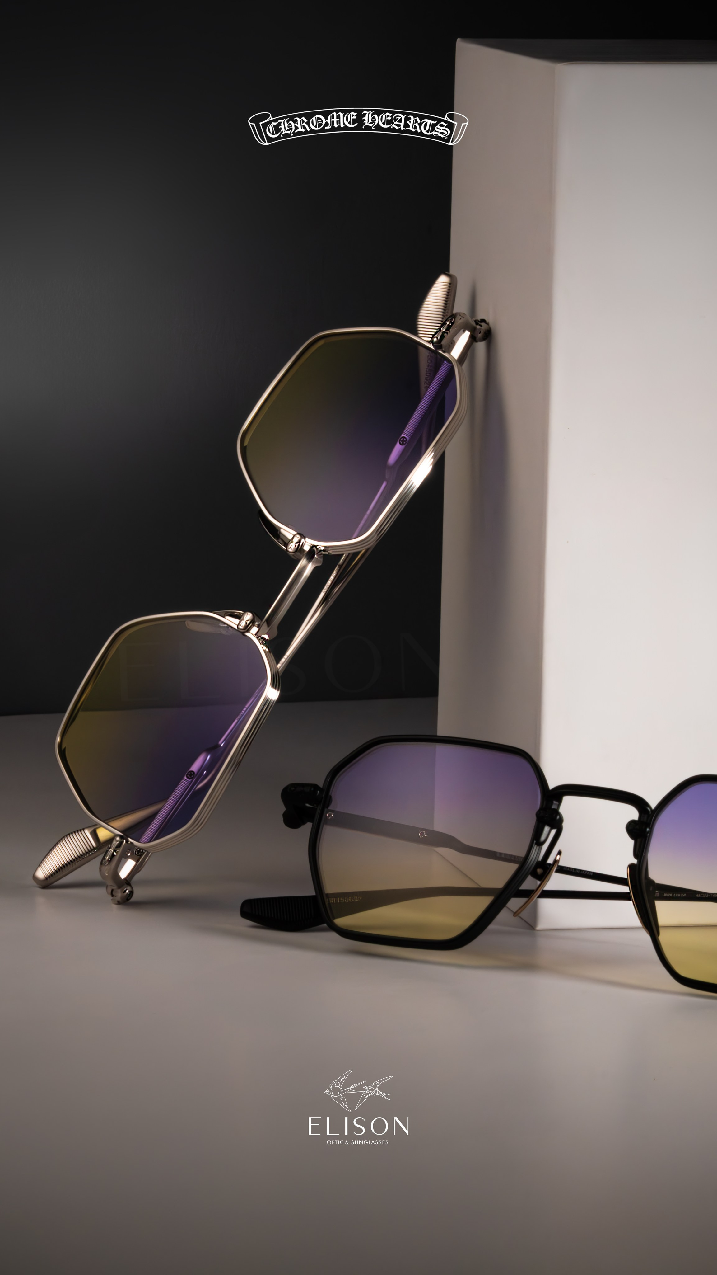 Fashion glasses. Ellstudio film production