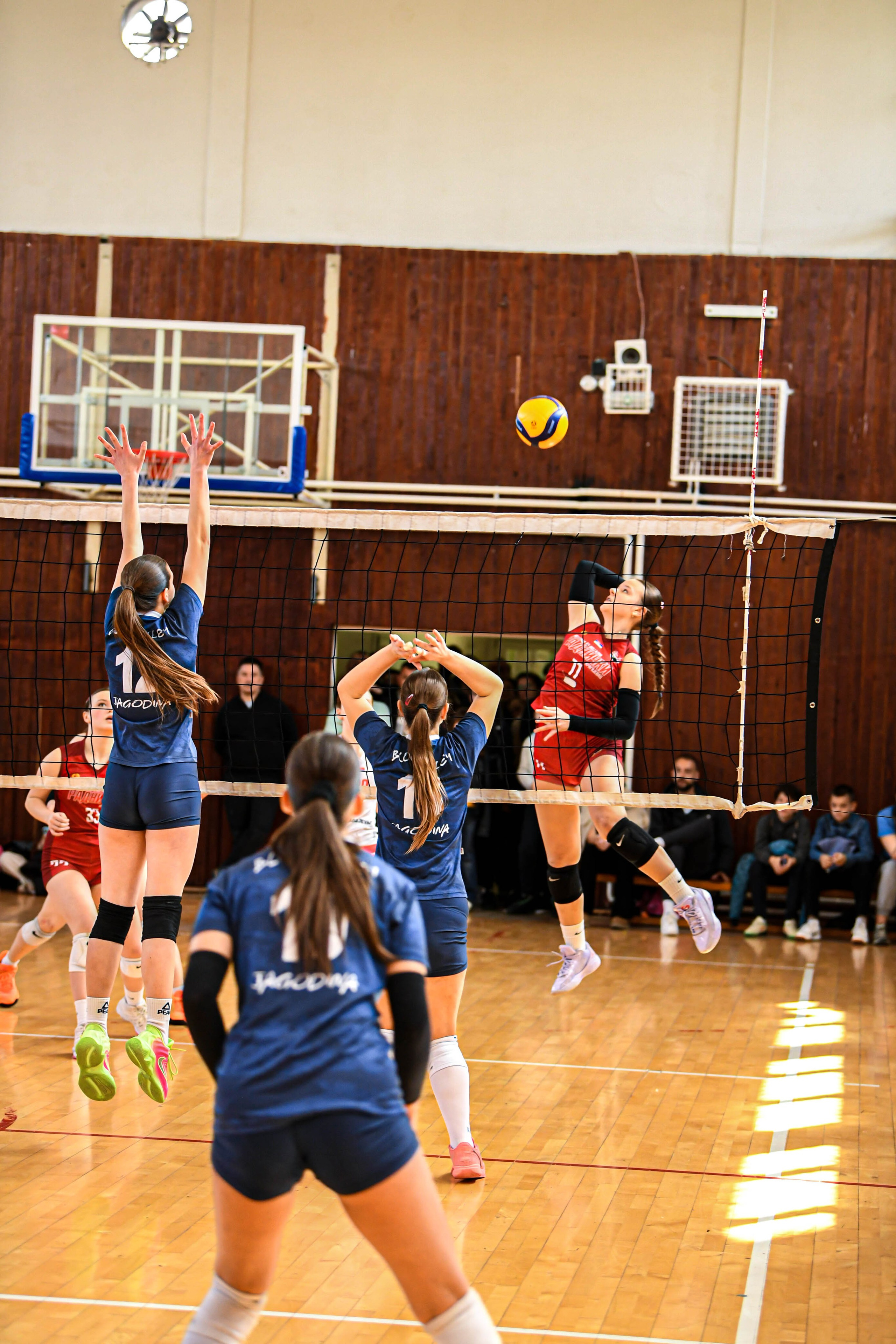 Odbojka 22.03.  Radnicki KG — BlockVolley JAG. Foto Simic Jagodina