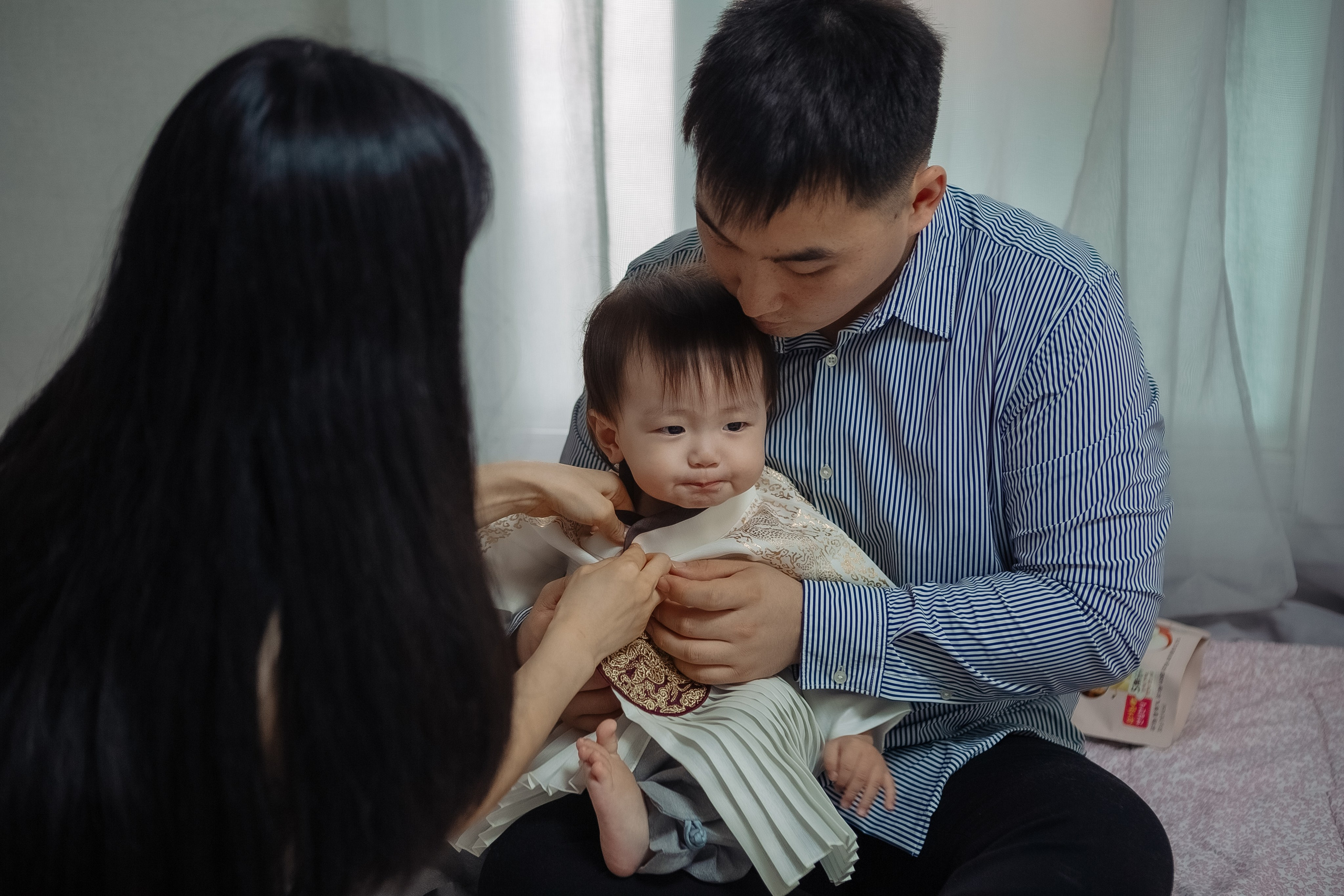 Тео дома и в ресторане. Фотограф беременности, ньюборн и годовасиков в Корее Жанна Хан