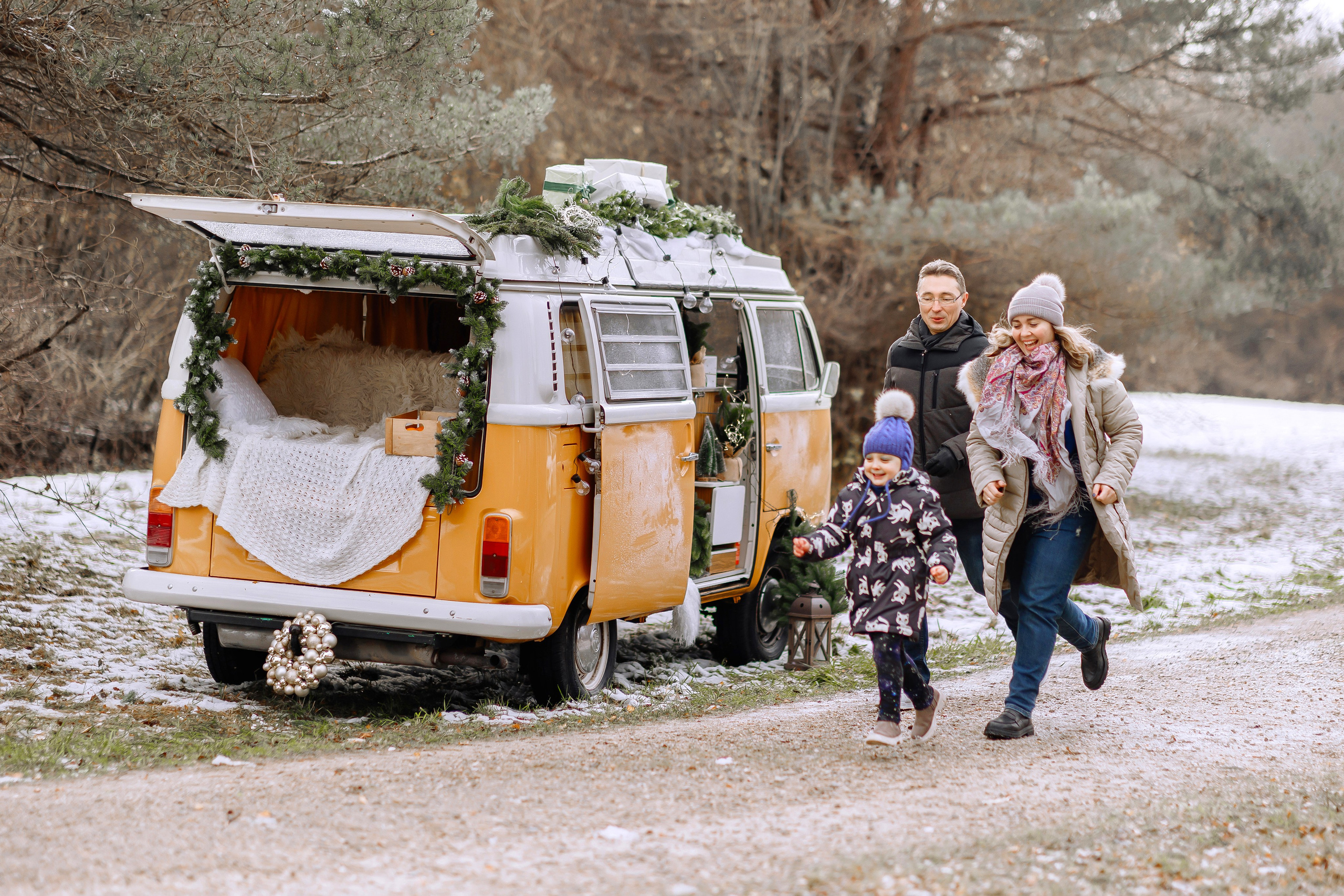 CHRISTMAS CAMPER. Family Fotografer in München und Umgebung