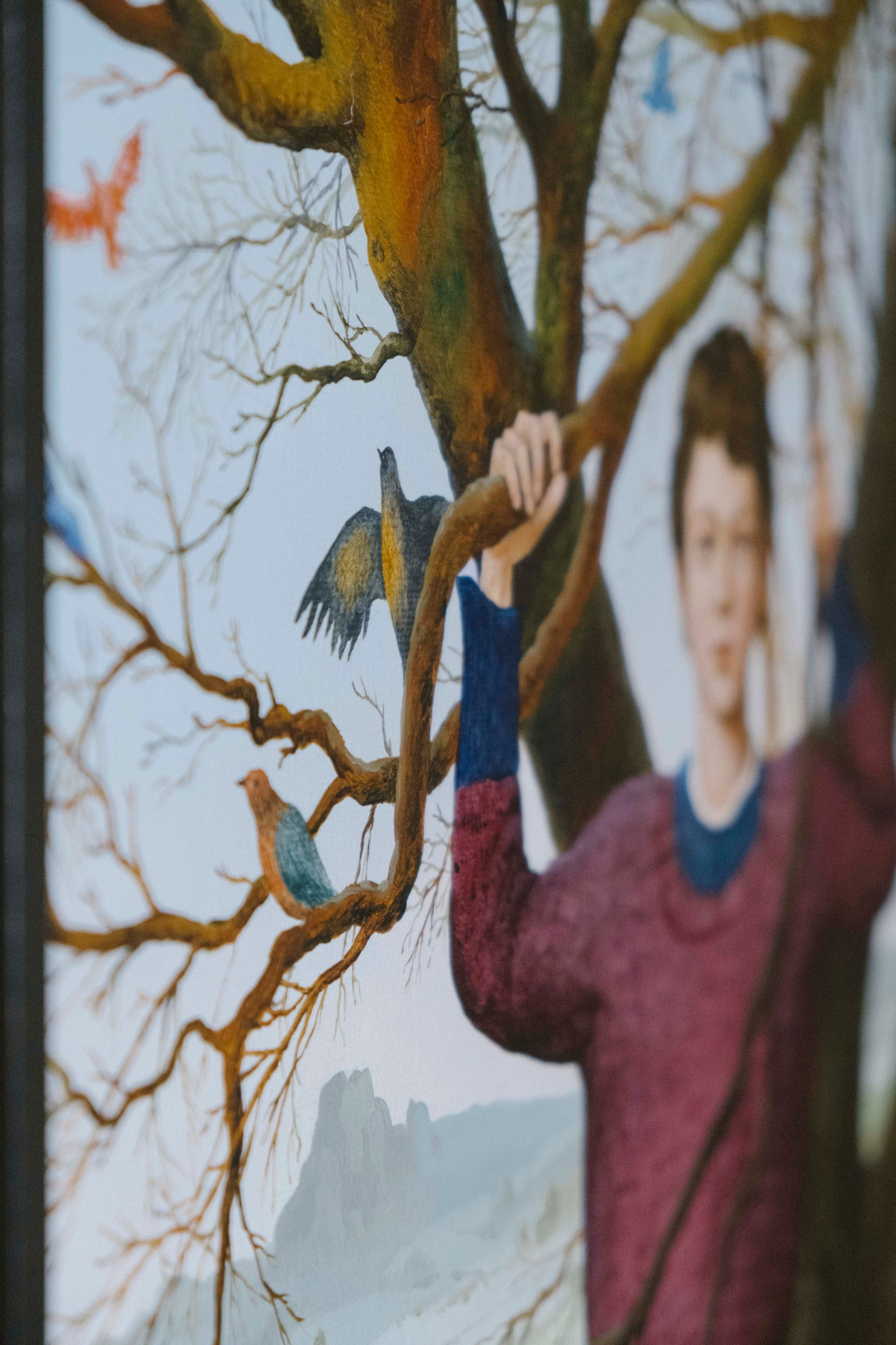 The Girl and the Birds. ELEN BEZHEN