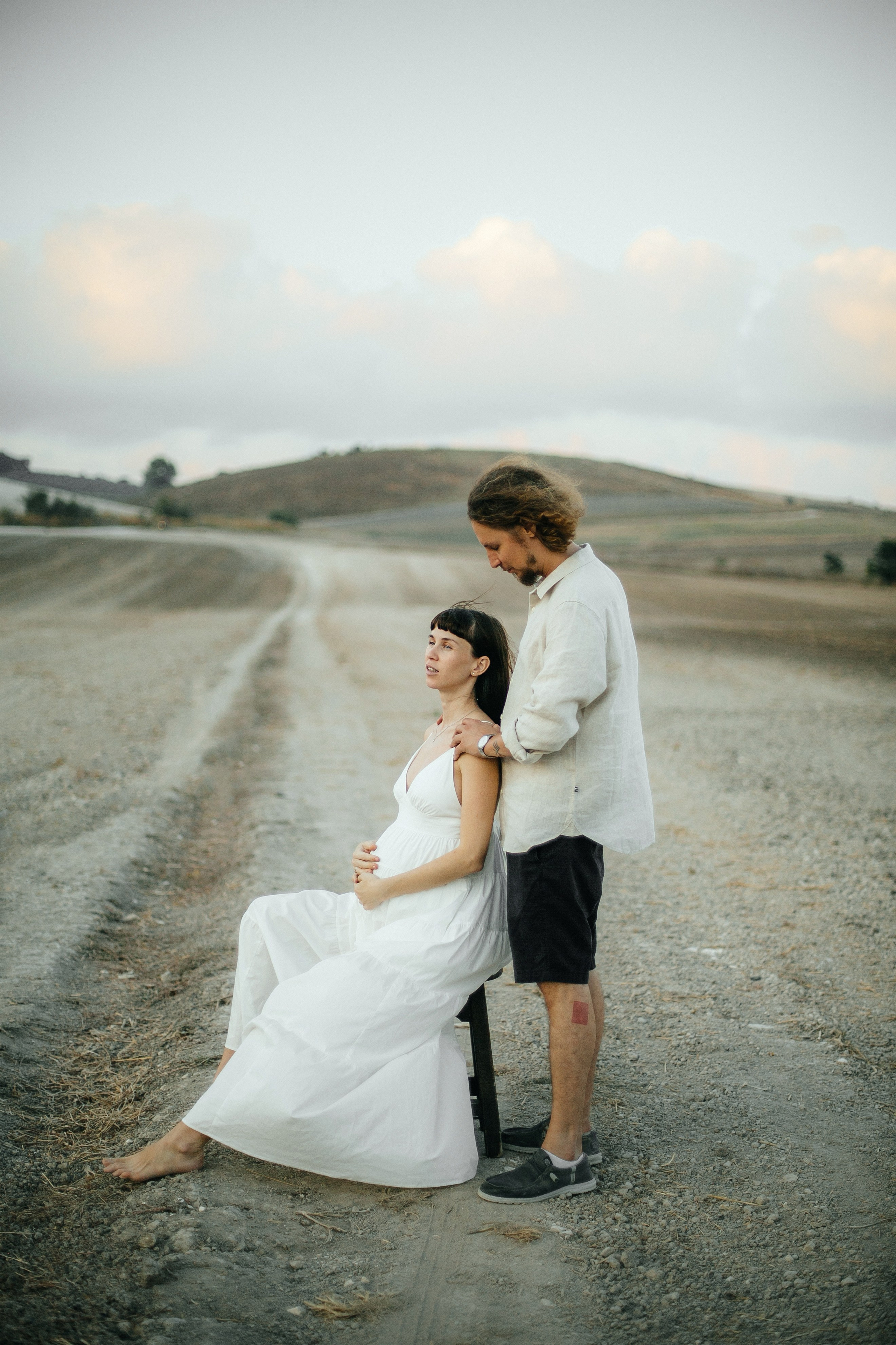 Kiryat Tivon field. Family photographer in Israel