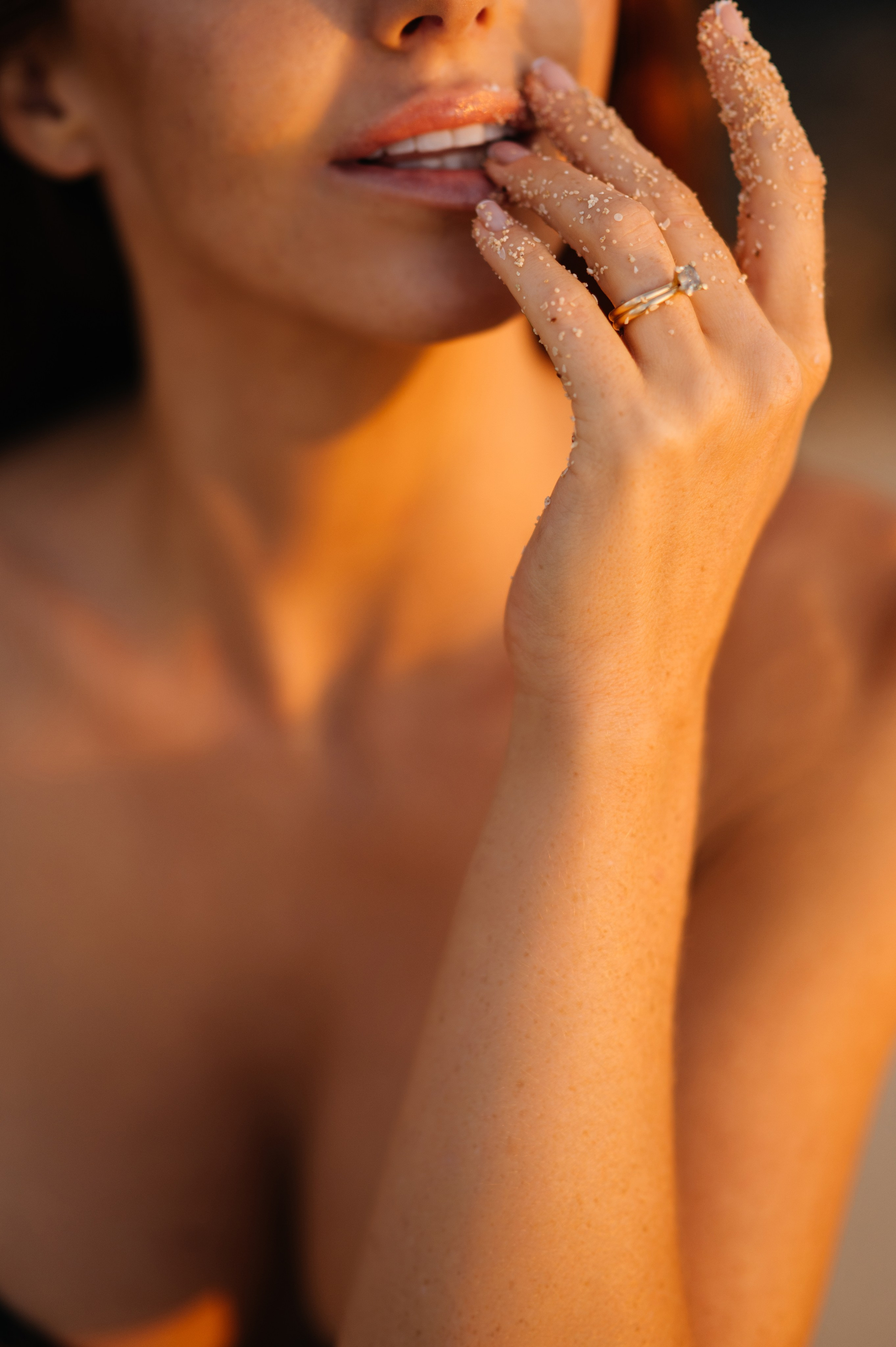 На закате. Фотограф на Кипре