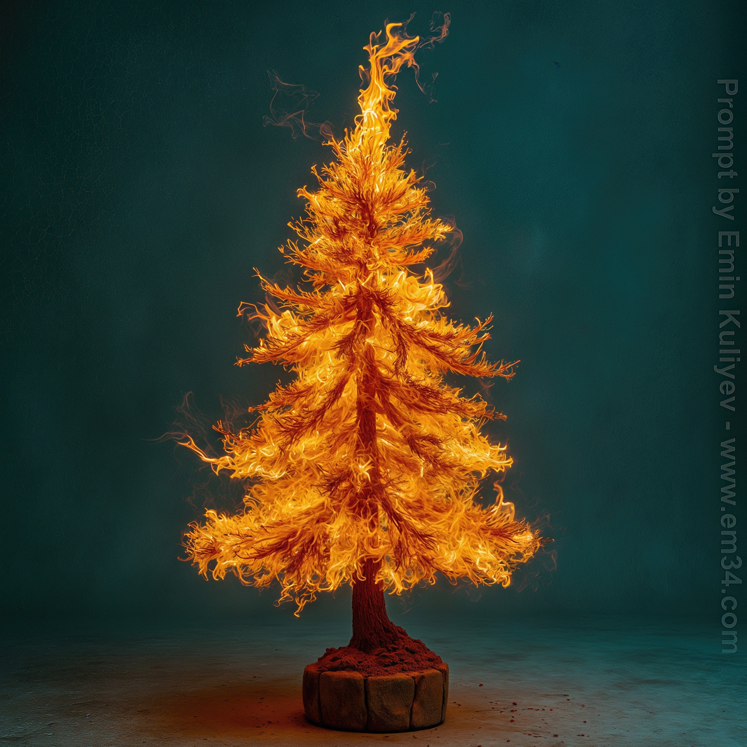 Created my own vision of a Christmas tree in ai. Emin Kuliyev — Award-Winning Wedding Photojournalist NYC & USA | Best Wedding Photographer Known for Candid, Timeless Moments