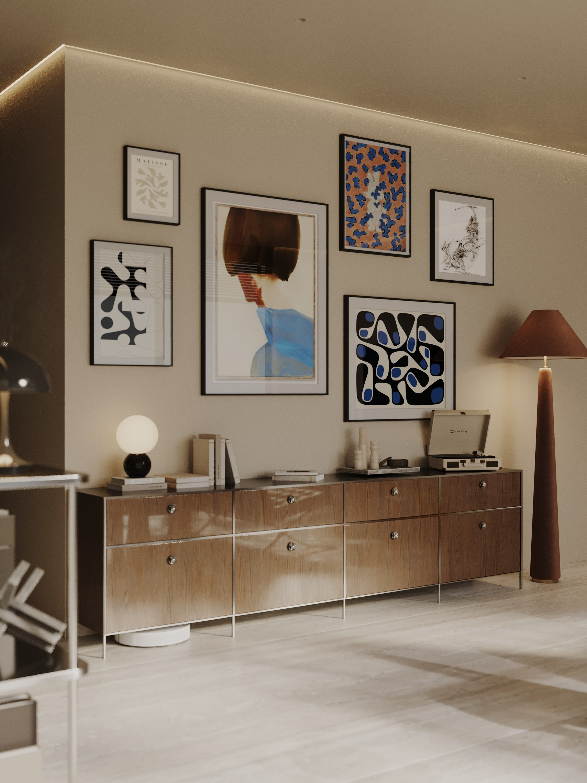 AS [Midcentury vibes]. Anastasia Sorochin| 3d Visualization