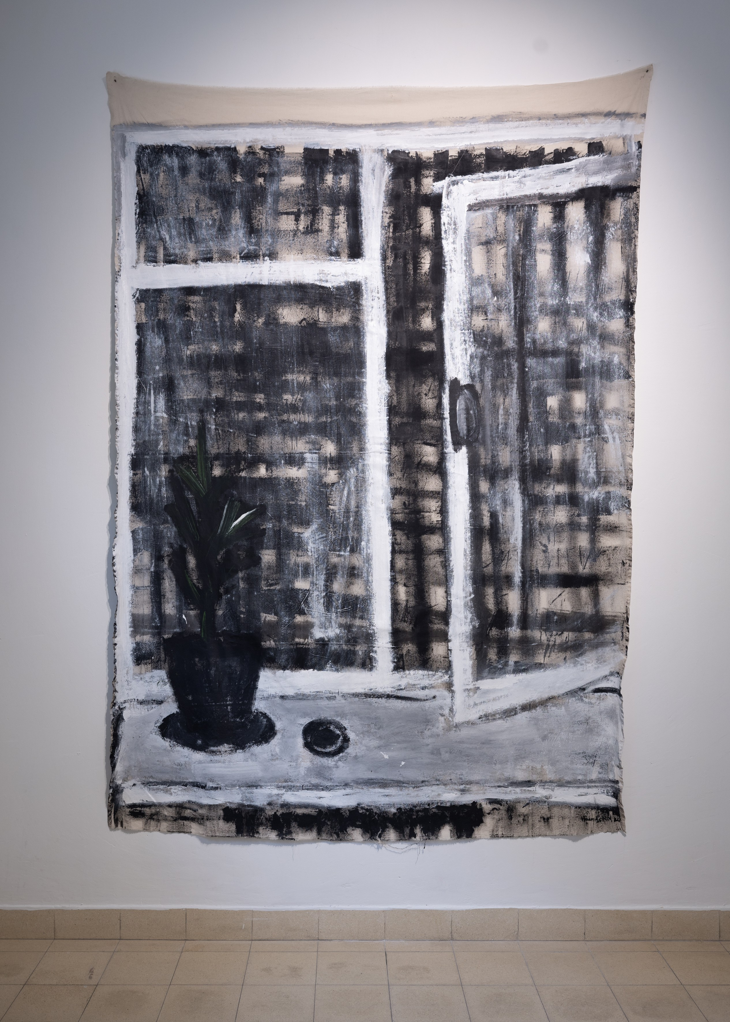 Bird on the windowsill, 2024. Haim Sokol’s artists website