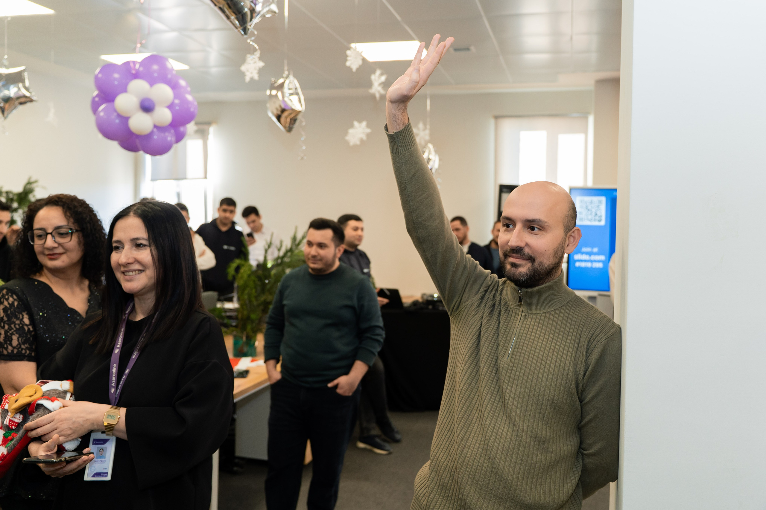 Azəronline şirkətinin yeni il korporativi. Fotoqraf Vəli Məmmədov