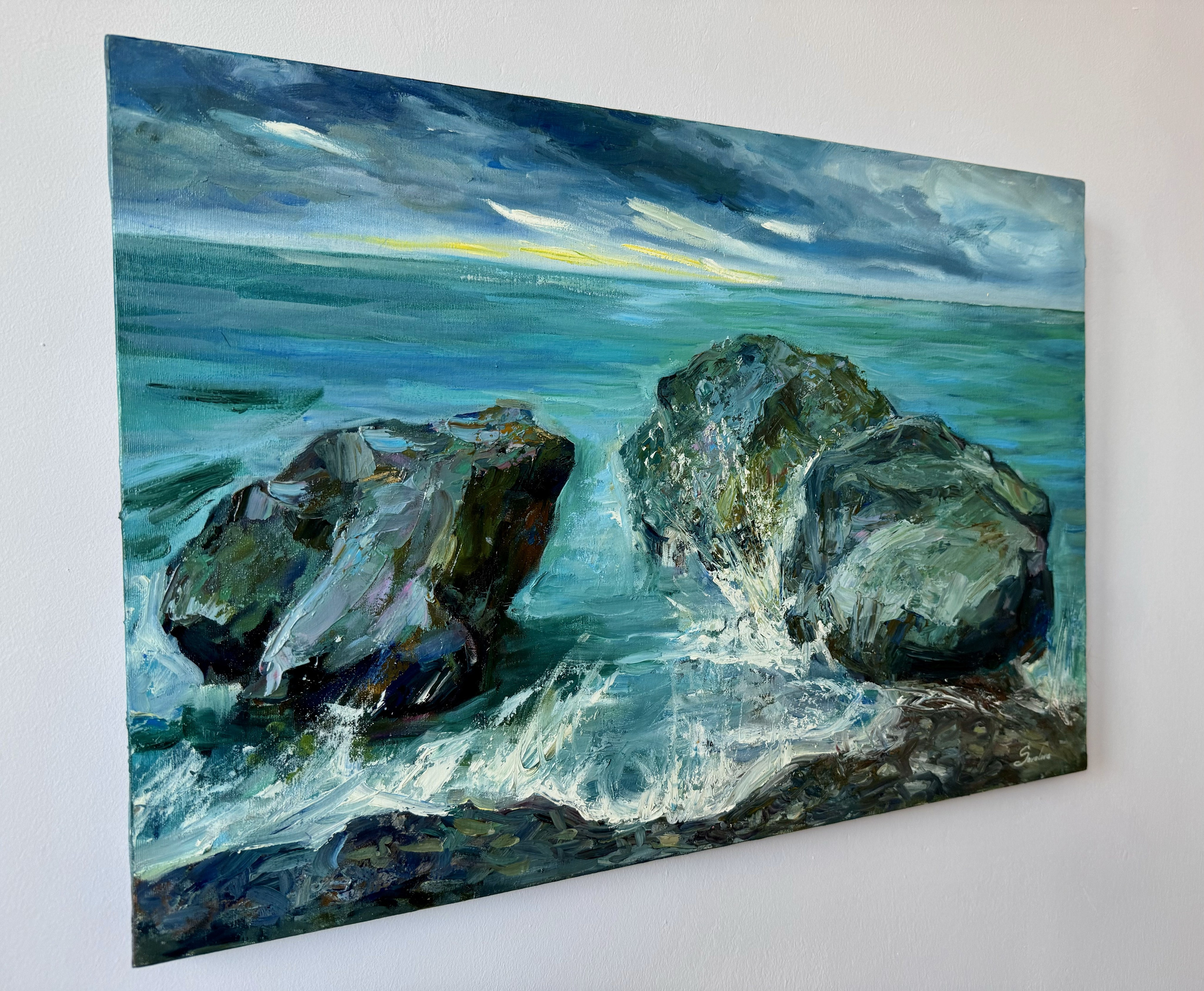 «Three sea rocks». Художник живописец Савелова Ольга