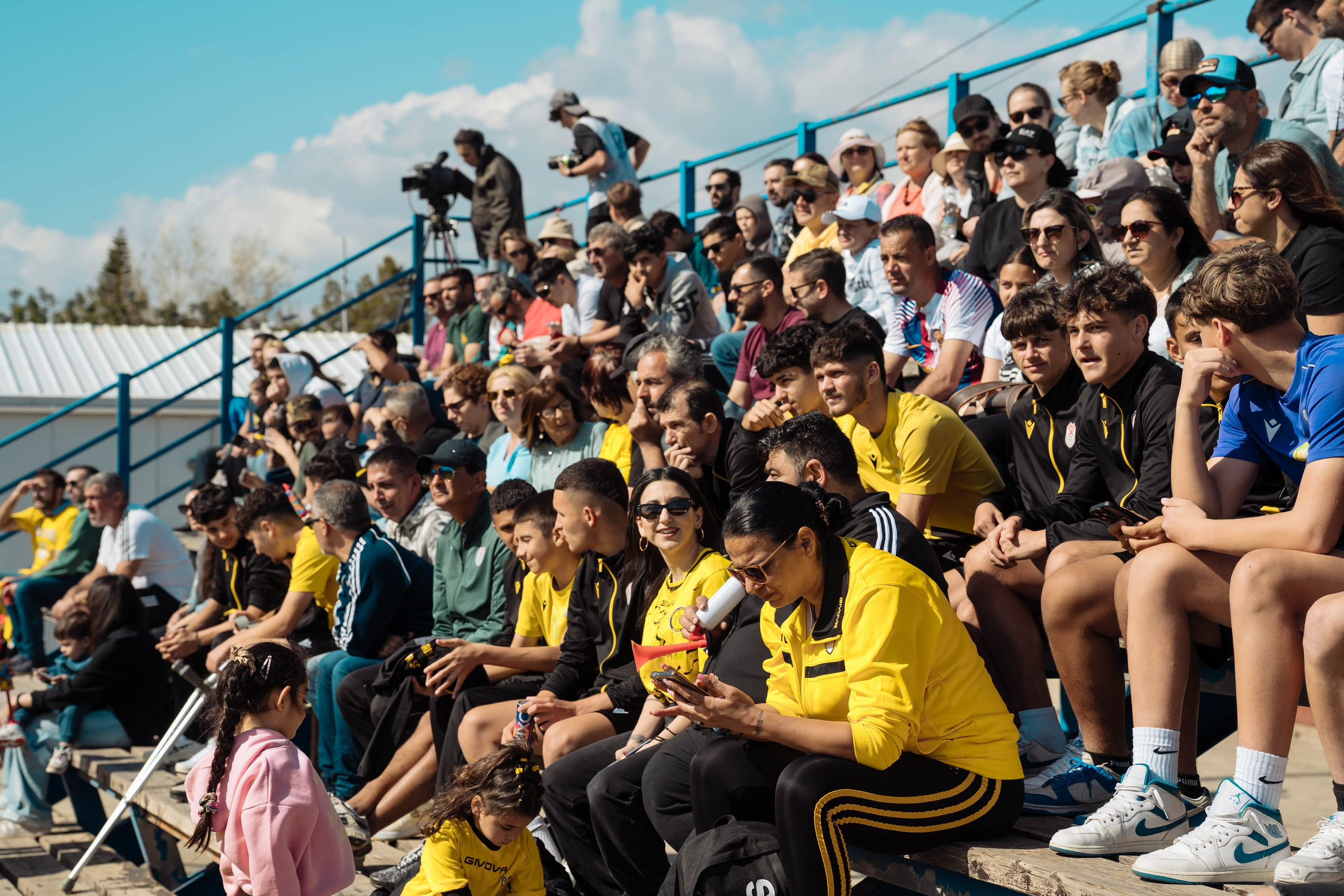 Football. Photographer in Cyprus