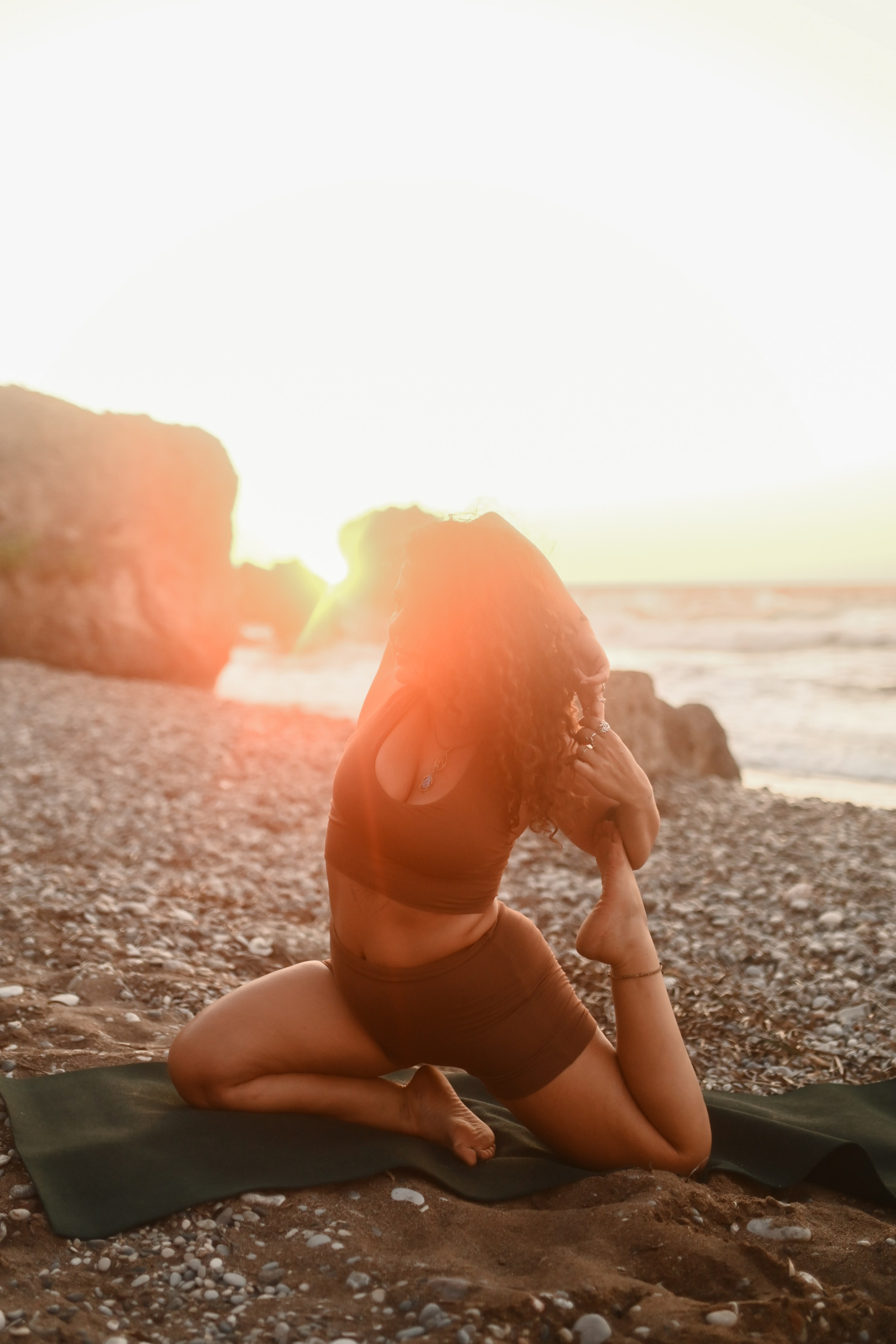 Yoga Photoshoot in Rhodes. Photographer in Rhodes Island