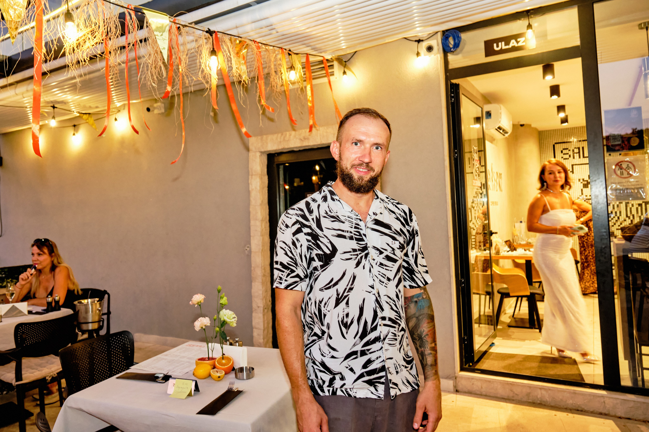 Photo report from the Zebra Restaurant’s birthday celebration. Becici, Montenegro. Photographer, photo artist Alena Novgorodtseva