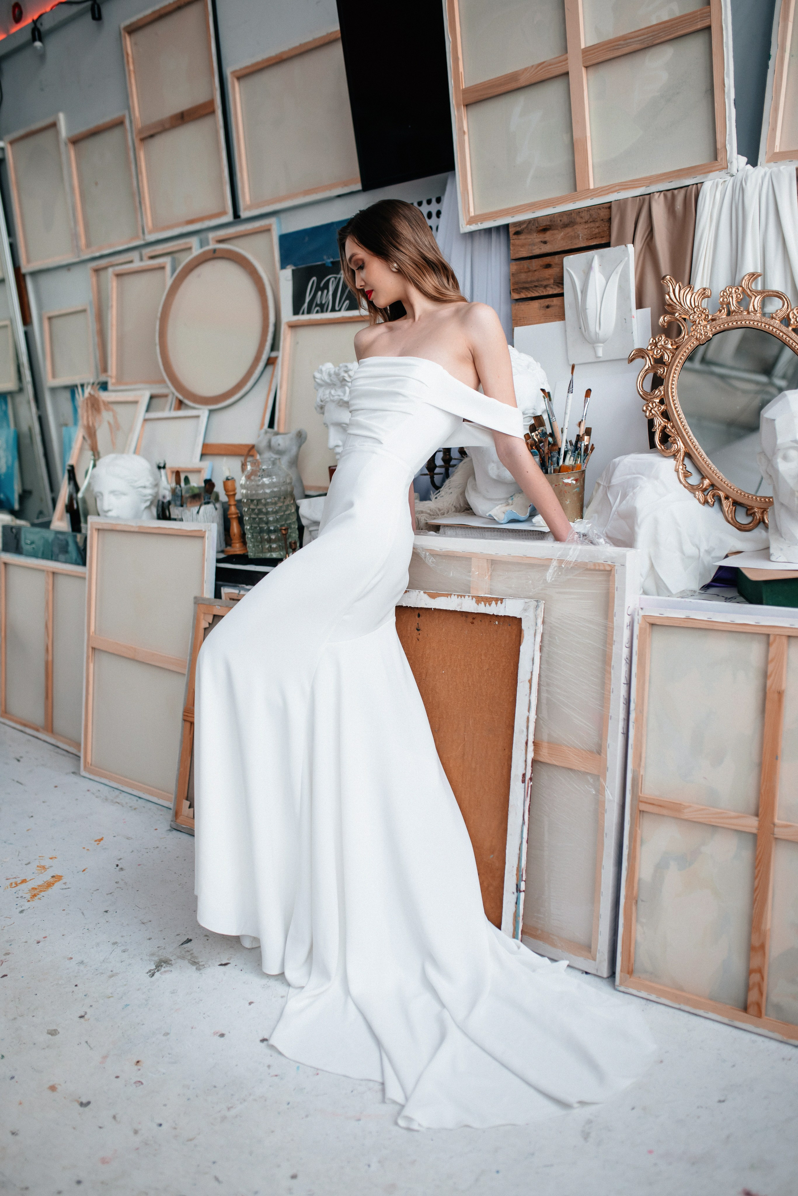 Свадебное утро в мастерской. Свадебный и портретный фотограф Юлия Пыльченко