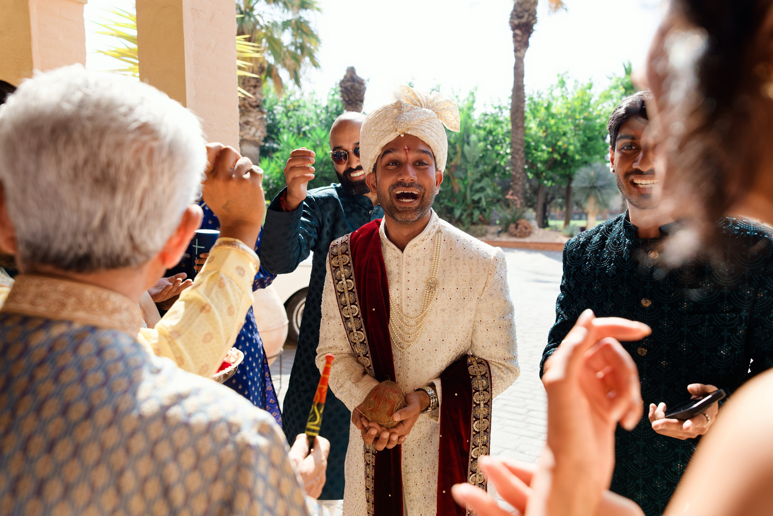 Indian wedding at Gran Villa Rosa, Barcelona