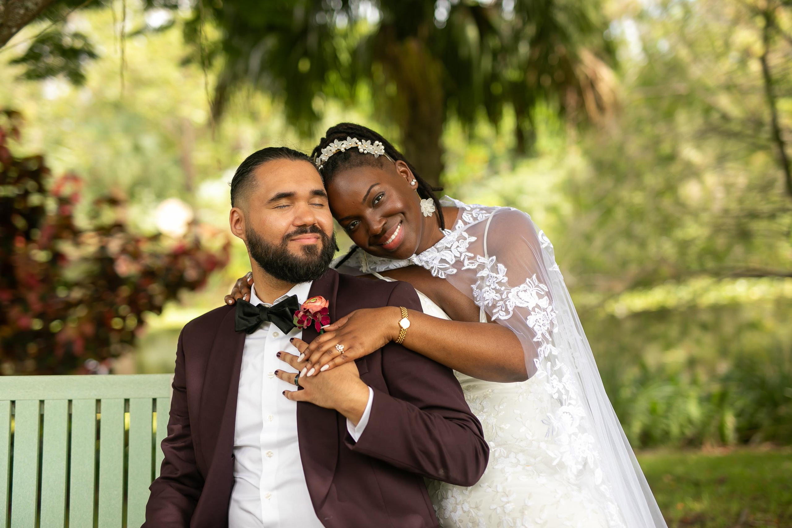 Wedding in Mounts Botanical Garden. Lana Photography — Wedding & Family Photographer in Florida & Beyond