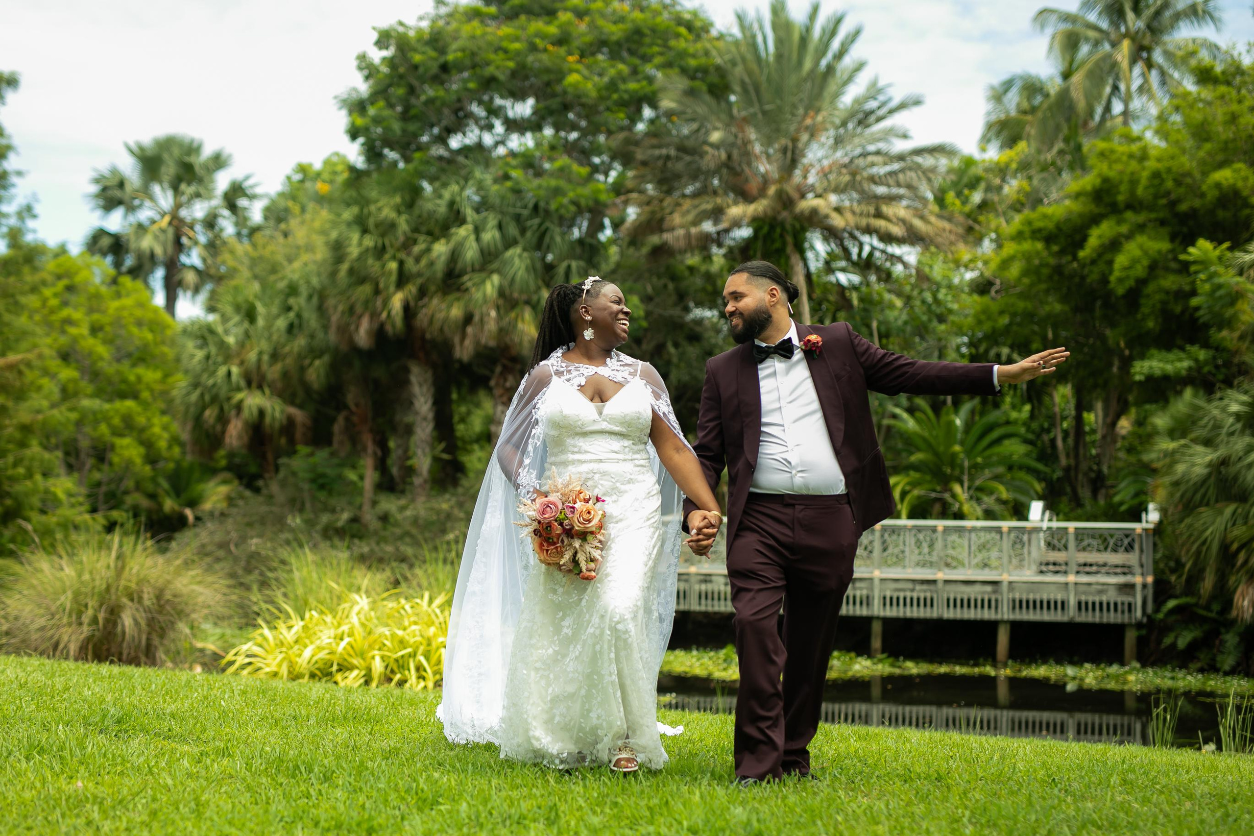 Wedding in Mounts Botanical Garden. Lana Photography — Wedding & Family Photographer in Florida & Beyond