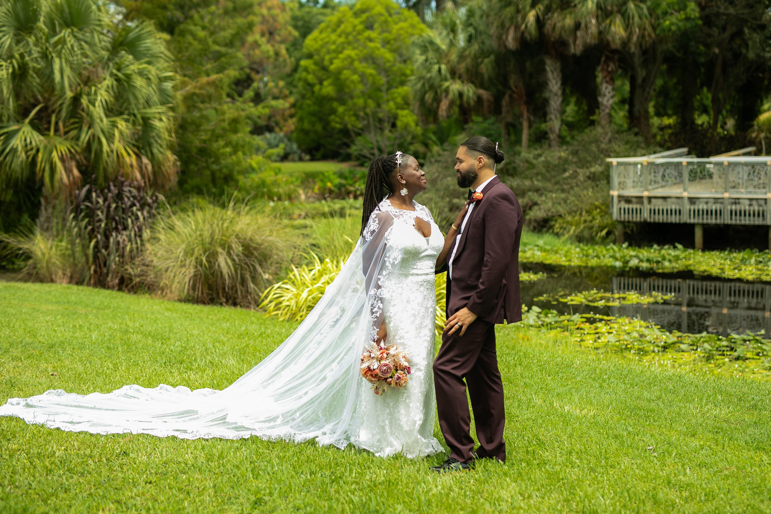 Wedding in Mounts Botanical Garden. Lana Photography — Wedding & Family Photographer in Florida & Beyond