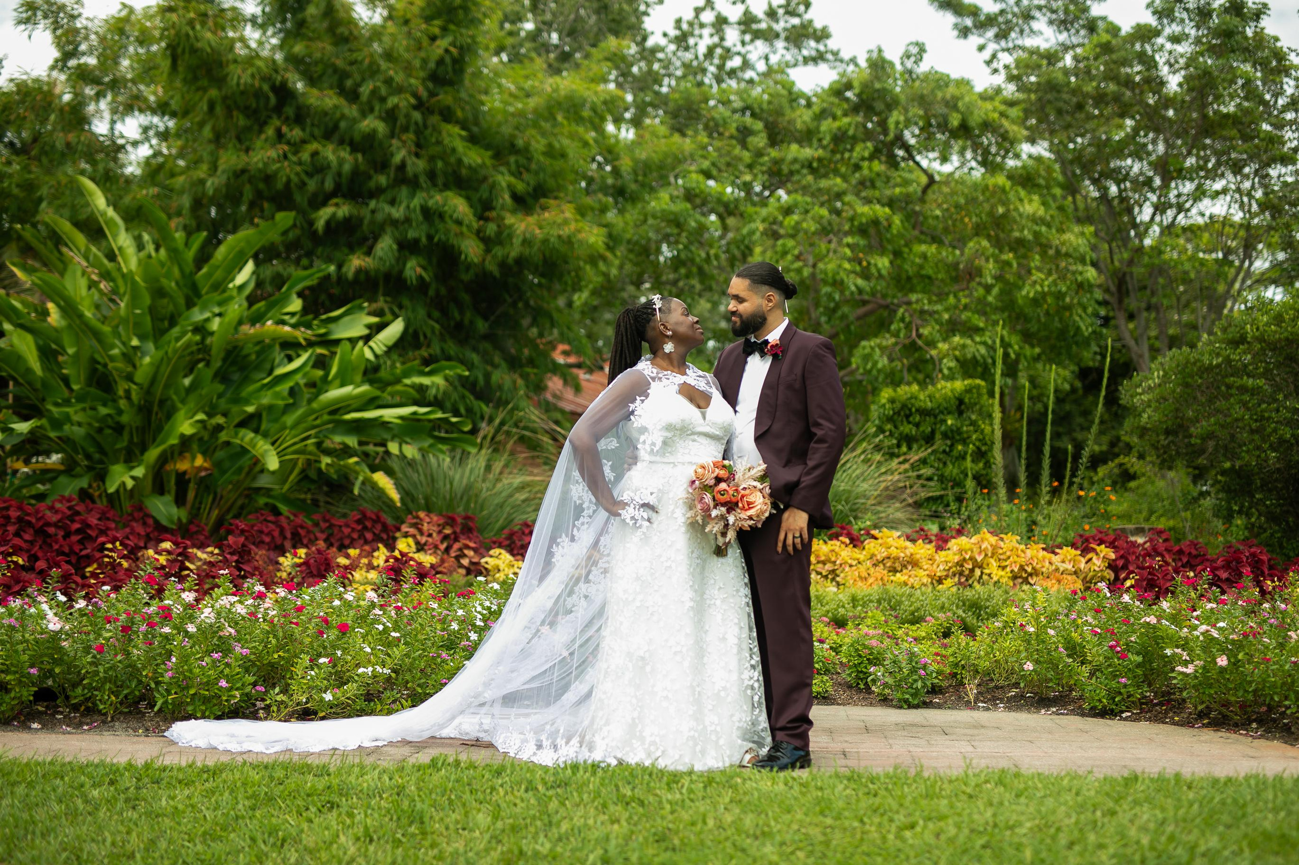 Wedding in Mounts Botanical Garden. Lana Photography — Wedding & Family Photographer in Florida & Beyond