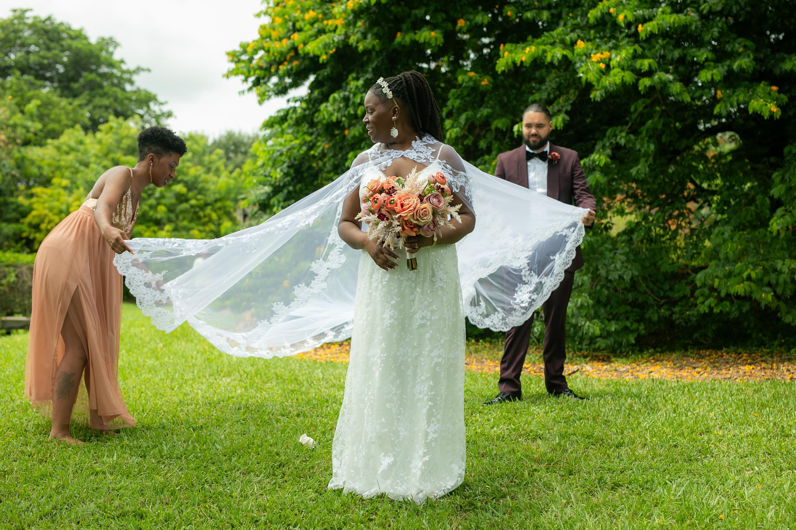 Wedding in Mounts Botanical Garden. Lana Photography — Wedding & Family Photographer in Florida & Beyond