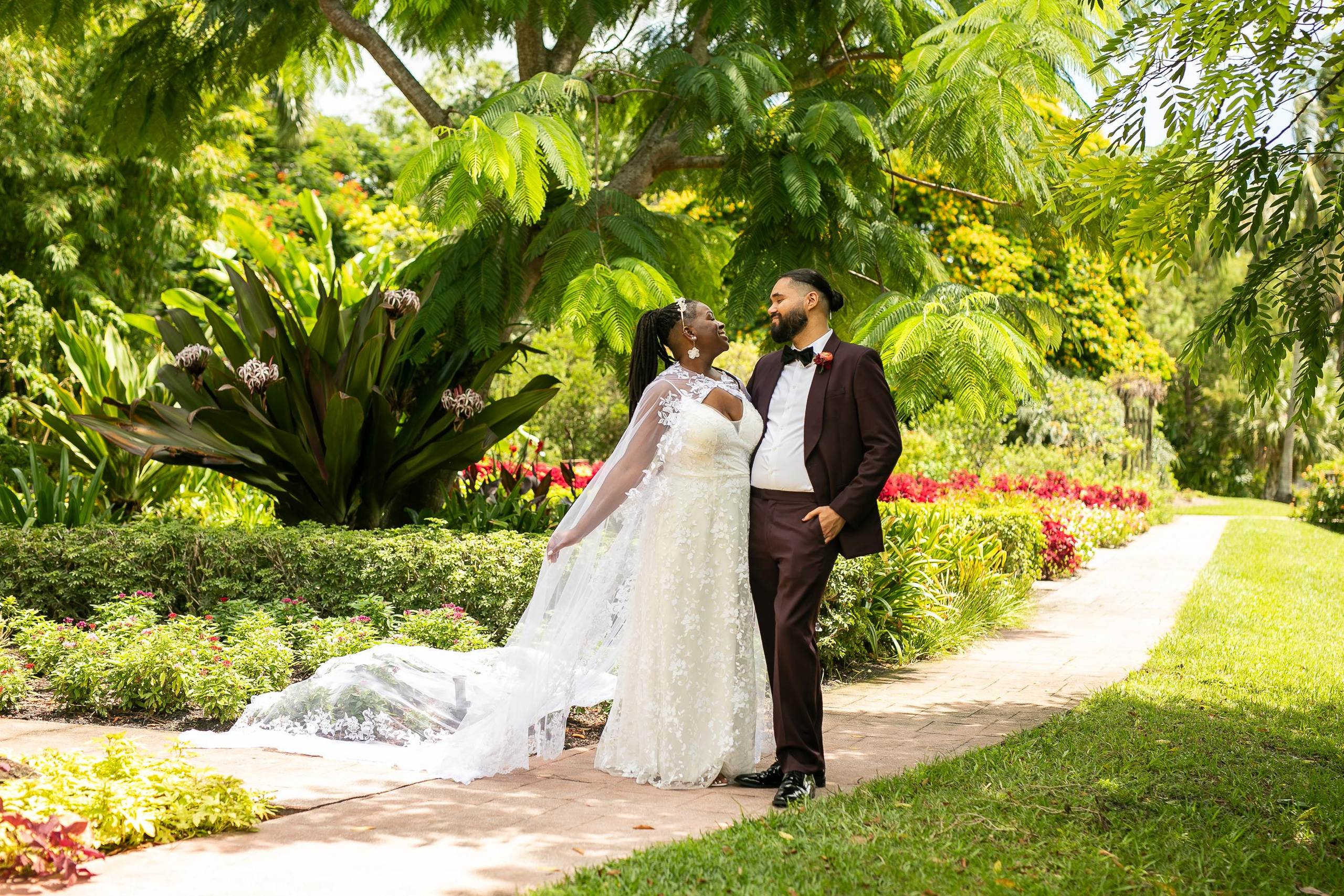 Wedding in Mounts Botanical Garden. Lana Photography — Wedding & Family Photographer in Florida & Beyond