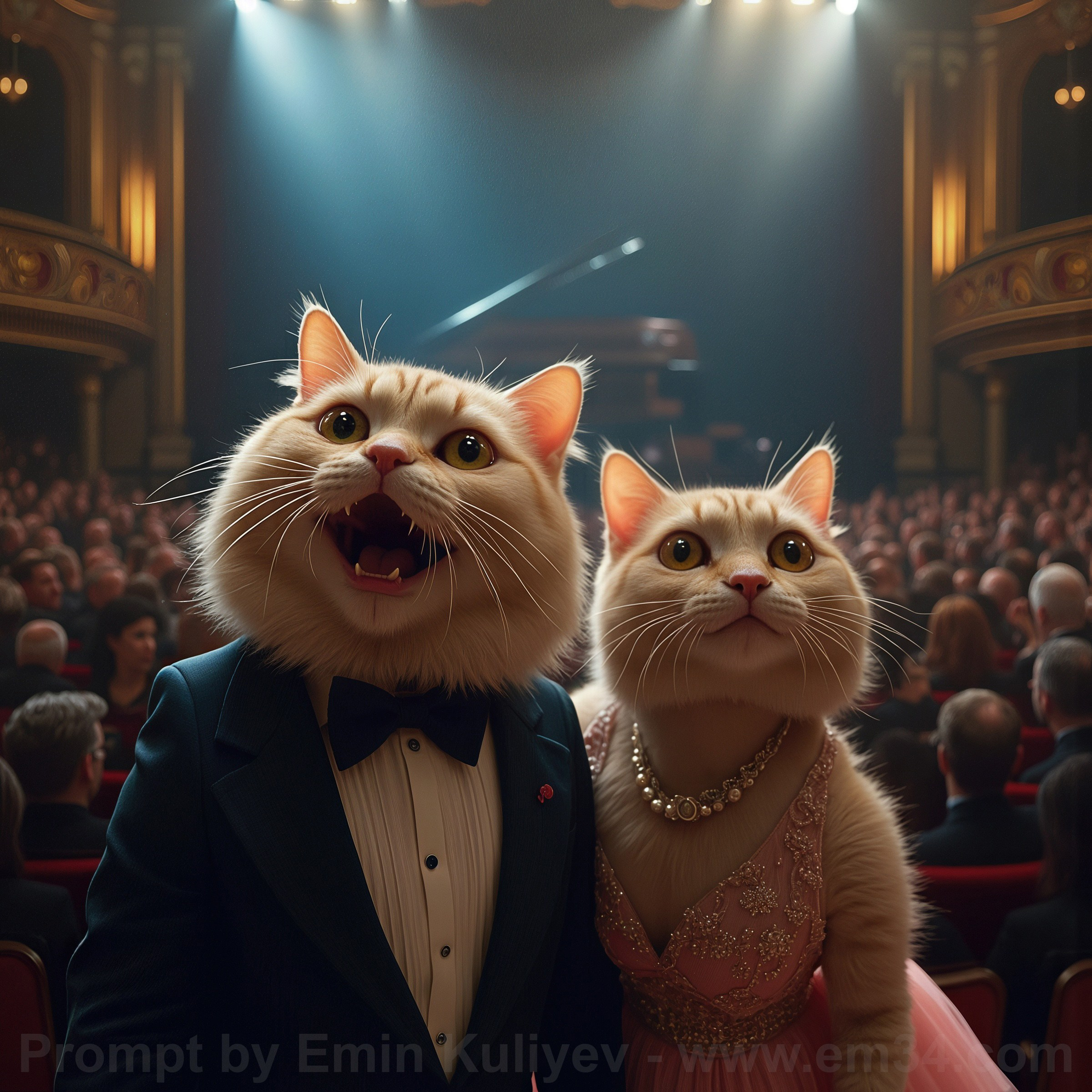 Created cats using artificial intelligence (ComfyUI). Emin Kuliyev — Award-Winning Wedding Photojournalist NYC & USA | Best Wedding Photographer Known for Candid, Timeless Moments