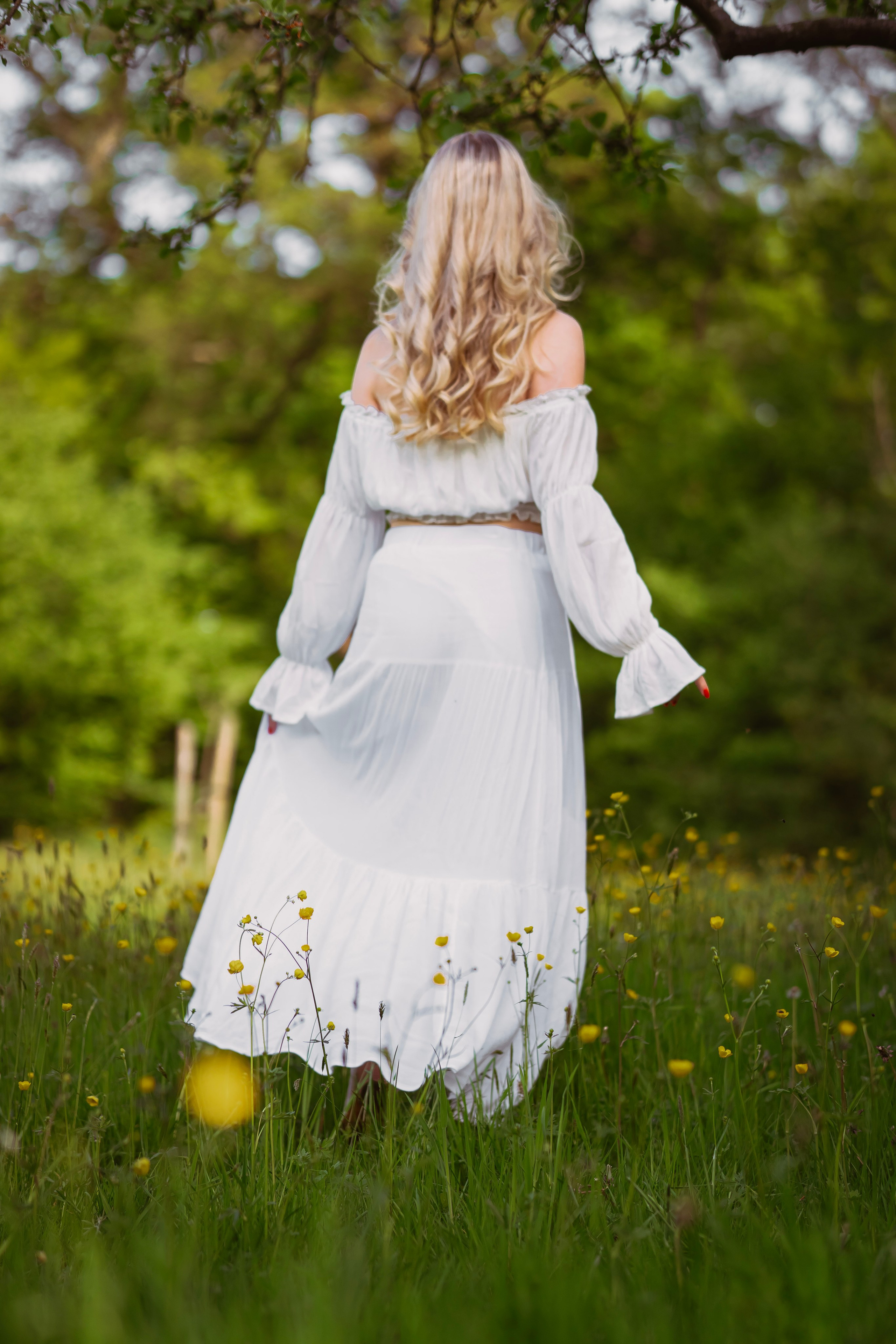 Spring garden photoshoot