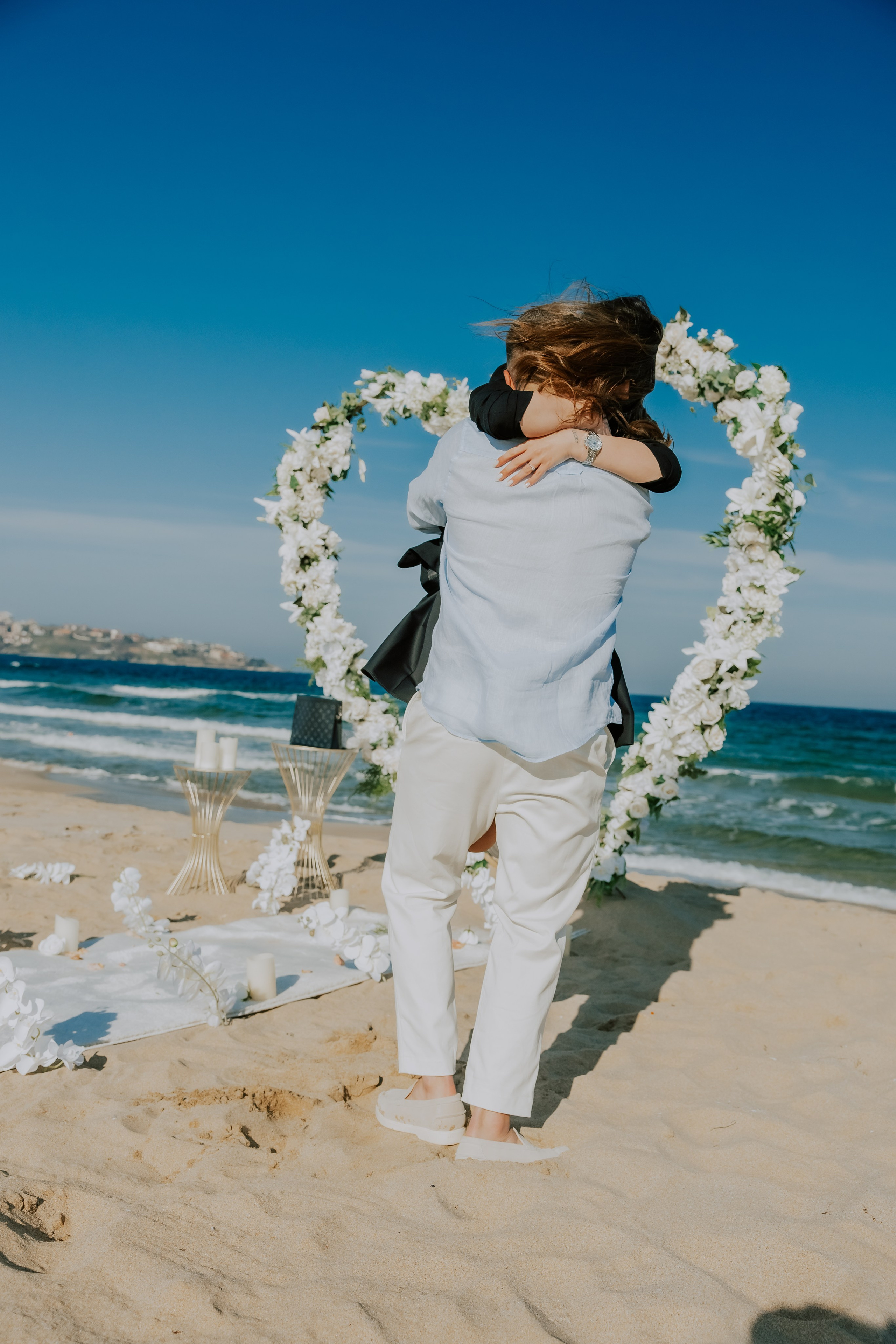 Годеж на плажа. Фотограф Ирина Йотова