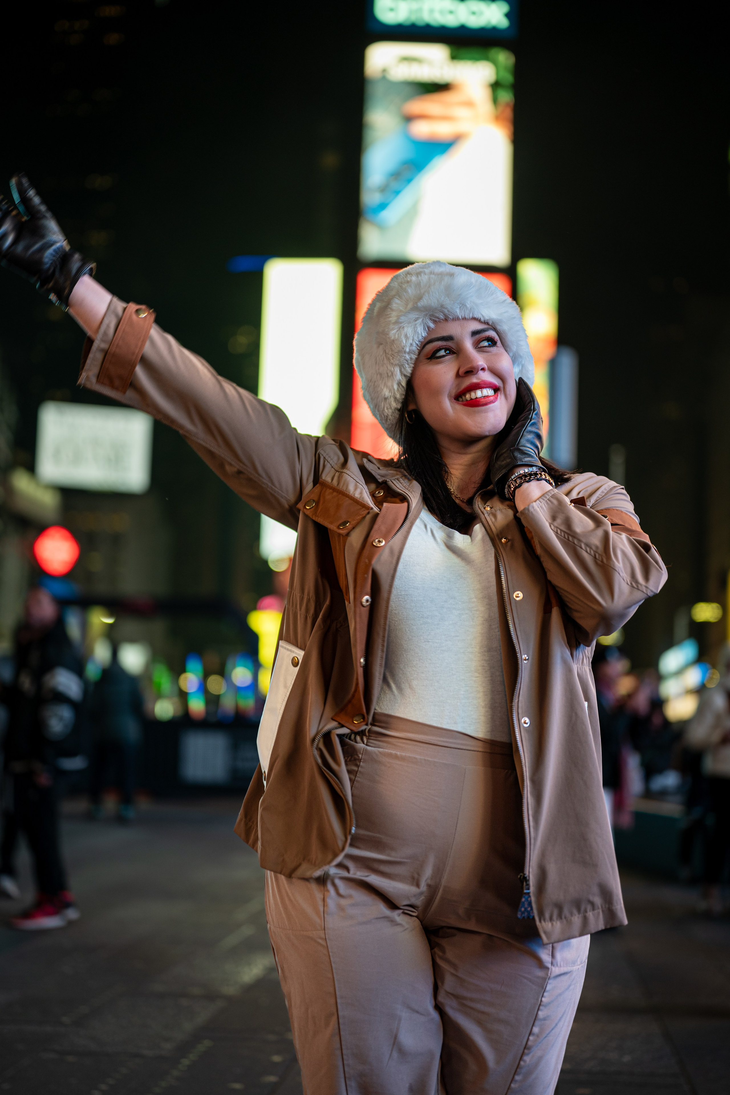 Times Square Night Photoshoot | NYC Street Portraits. Photography company in NYC — Sirius Proxima Photography