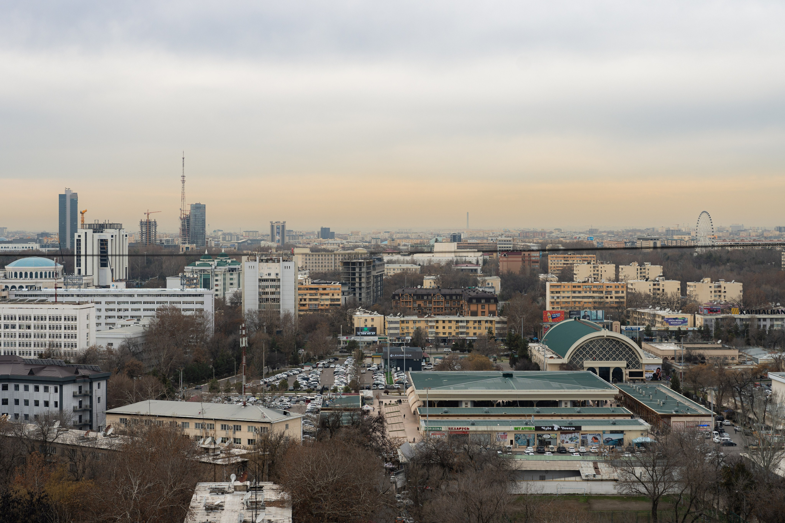 Смог в Ташкенте или Взгляд на город с высоты птичьего полета. Георгий Намазов | Фотограф в Ташкенте