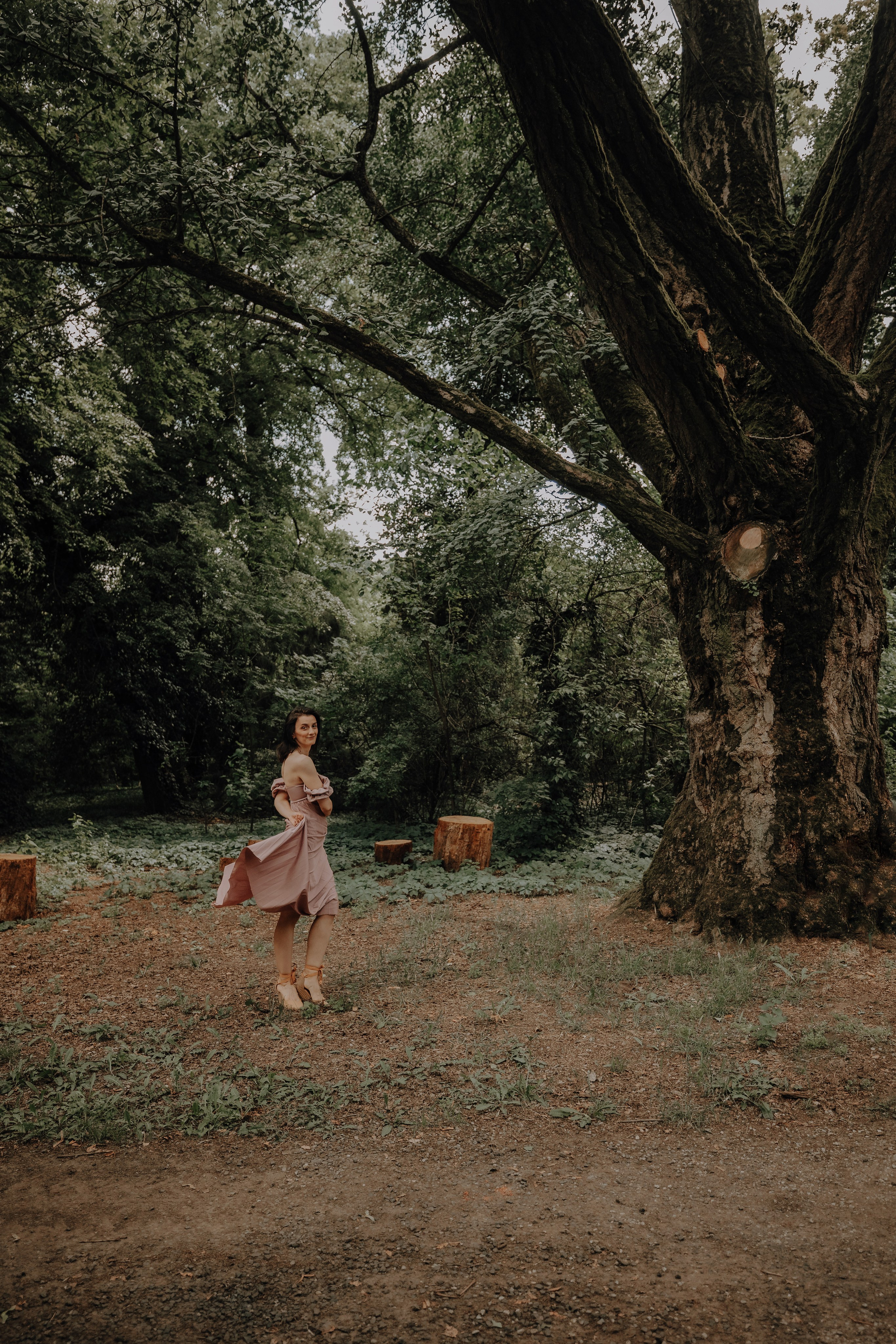Anda și mometele ei de liniște în natura. Emotions Photo Art