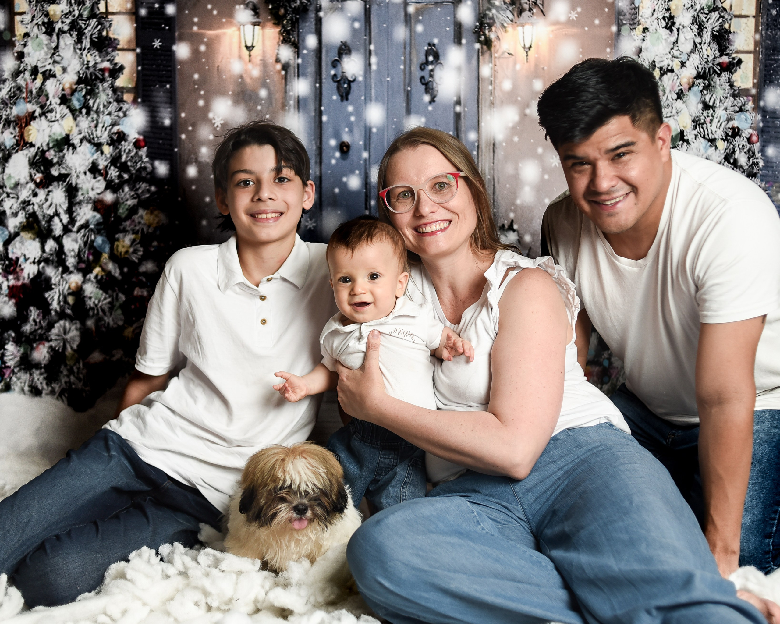 Sesión Navideña de Faustino, Octavio y Familia. Fotografo de casamiento en misiones y fotógrafo de familia  Posadas