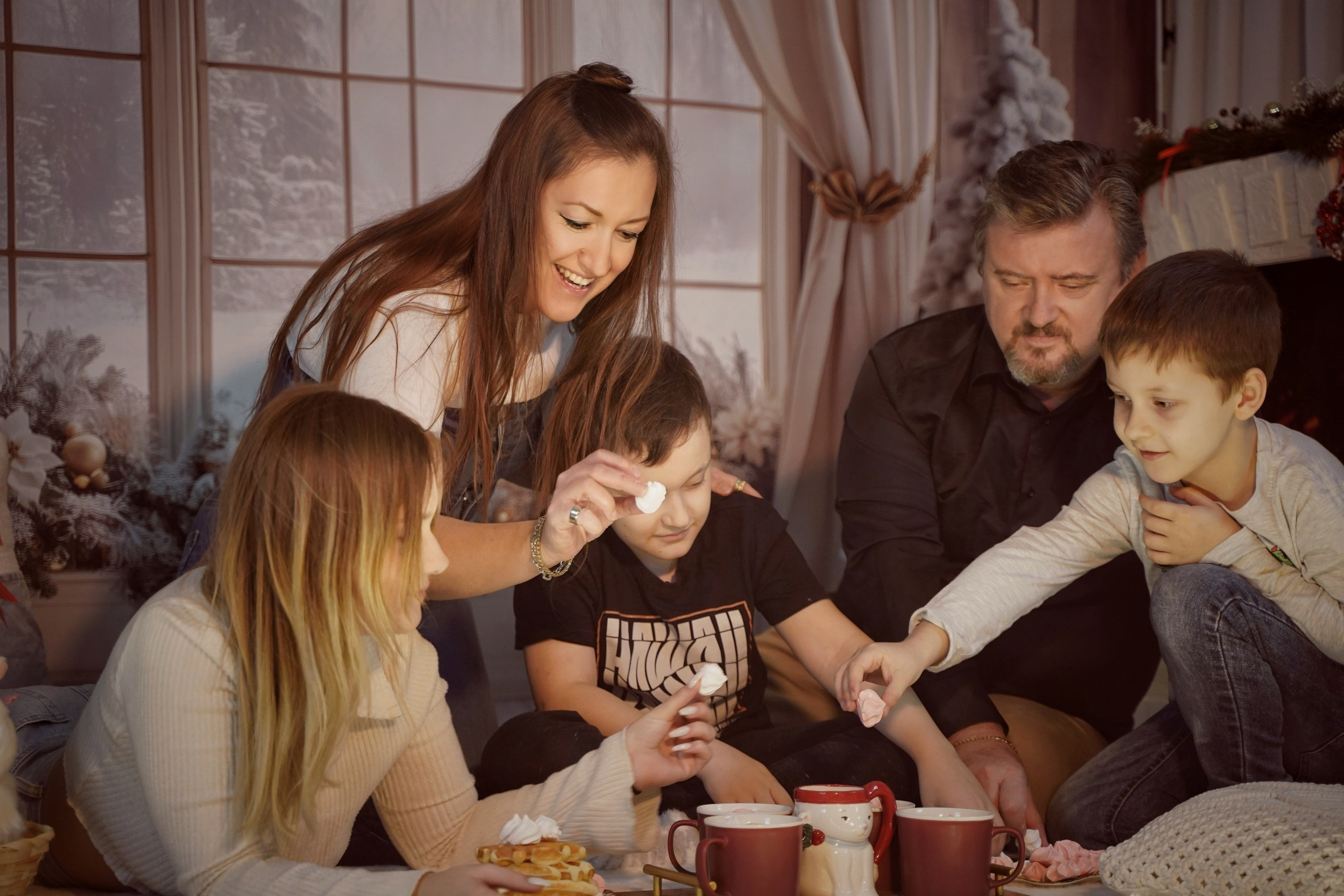 Семейный вечер в Новый год. Фотограф. Визуал. Хайфа. Талья Цветкова