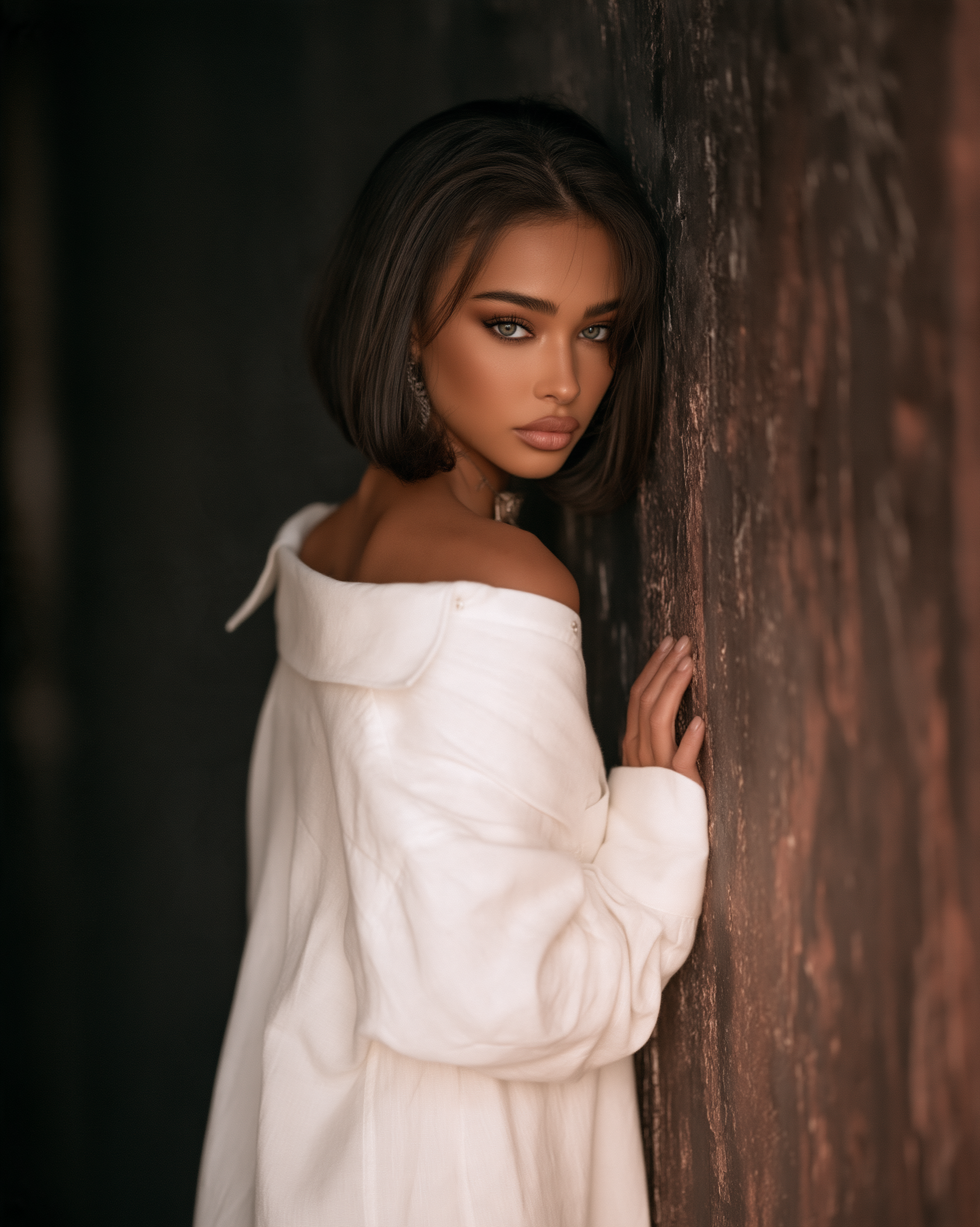Chic Vibes: White Shirt & Vintage Charm