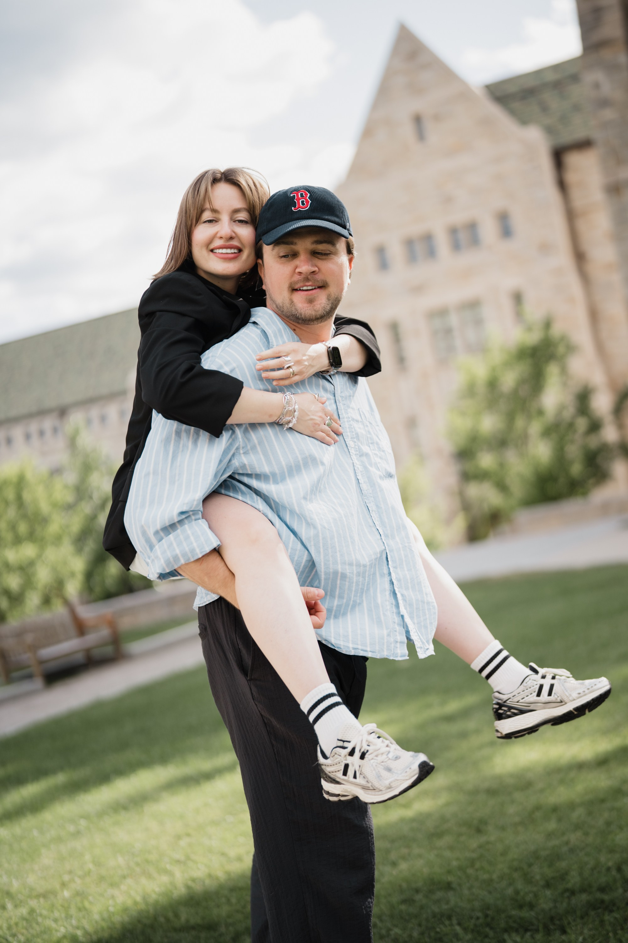 Photoshoot in College Boston. Portrait and wedding photographer in New York