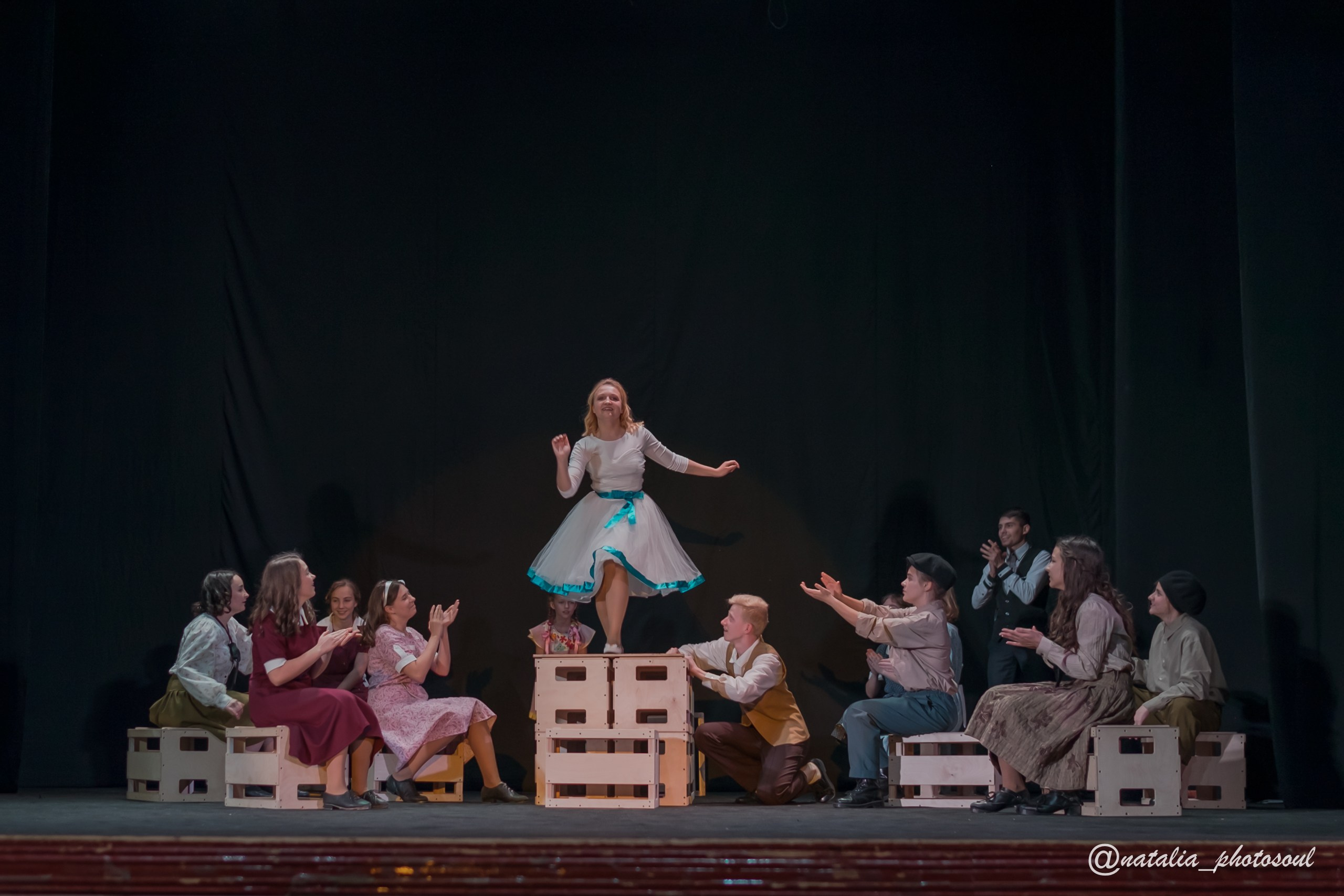 Performance “Our Town” School and Theater “Artist”. Photographer in Seoul Dobrokvashina Natalya