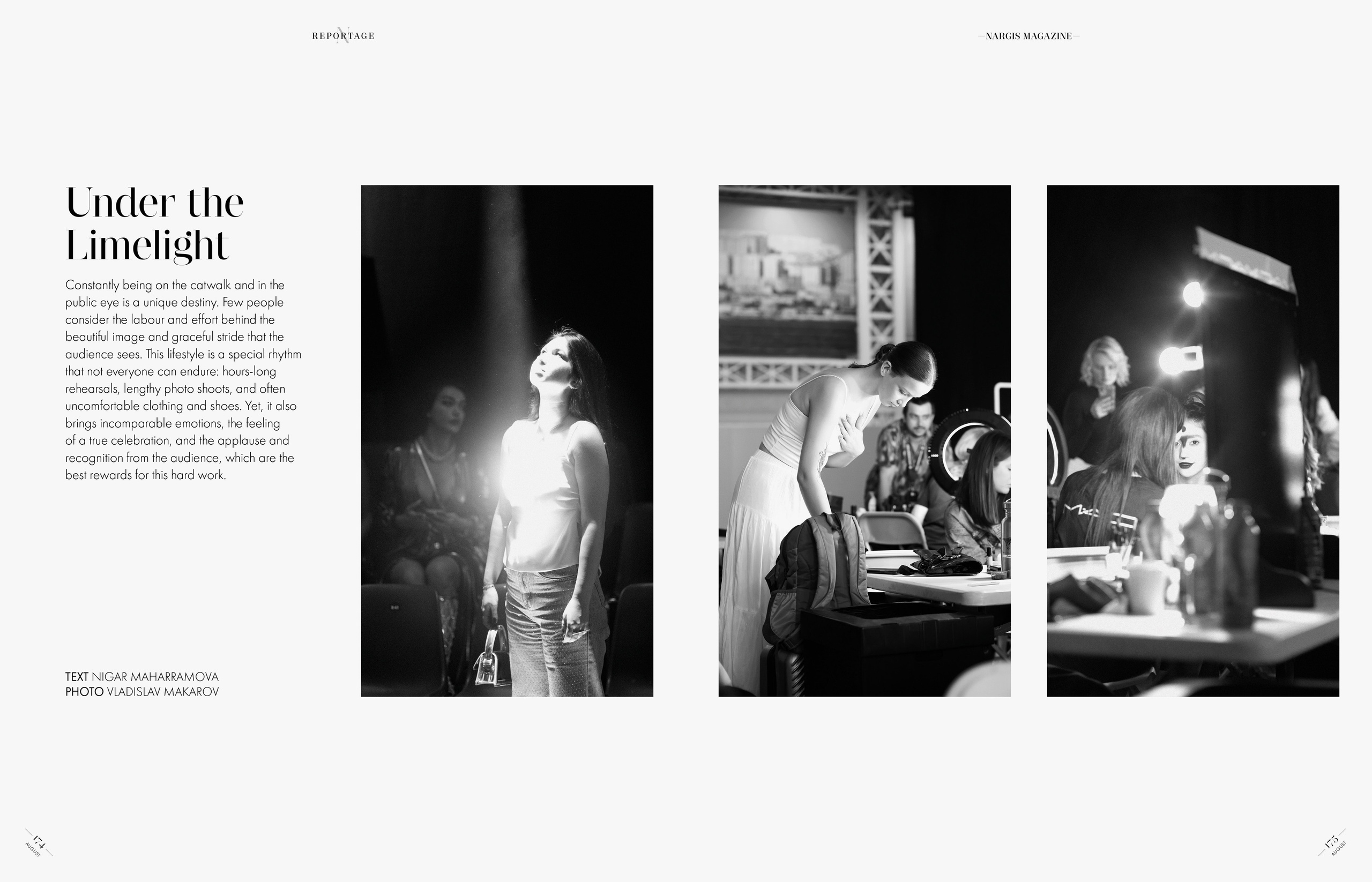 Under the Limelight / NARGIS mag., August '24. BNW Around Photography
