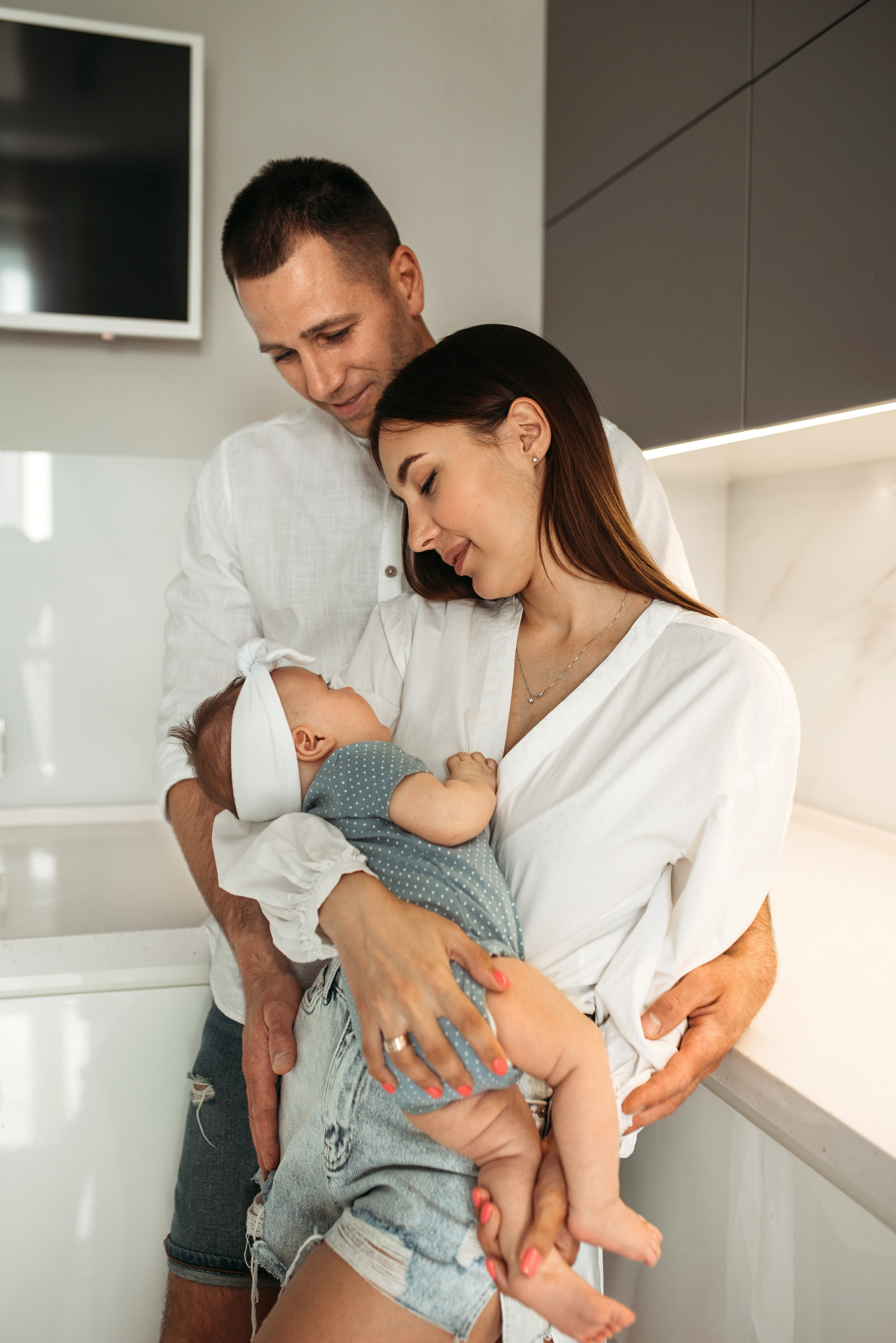 Karina & Arsen & Jesja. Familien- und Hochzeitsfotografin. Ich arbeite in Koblenz und Rheinlan