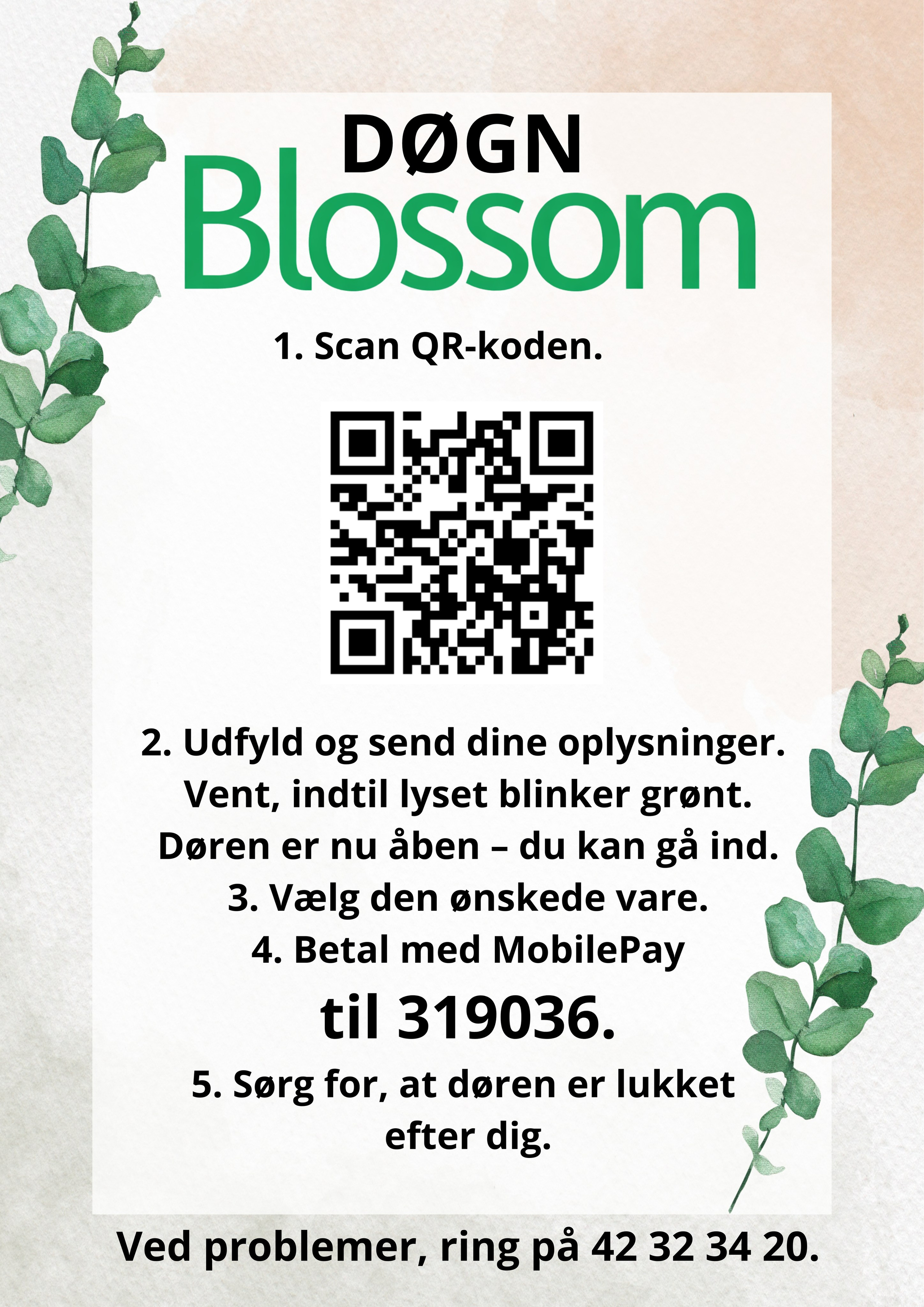 DØGNBUTIK. BLOSSOM DIN LOKALE BLOMSTERBUTIK I AARHUS