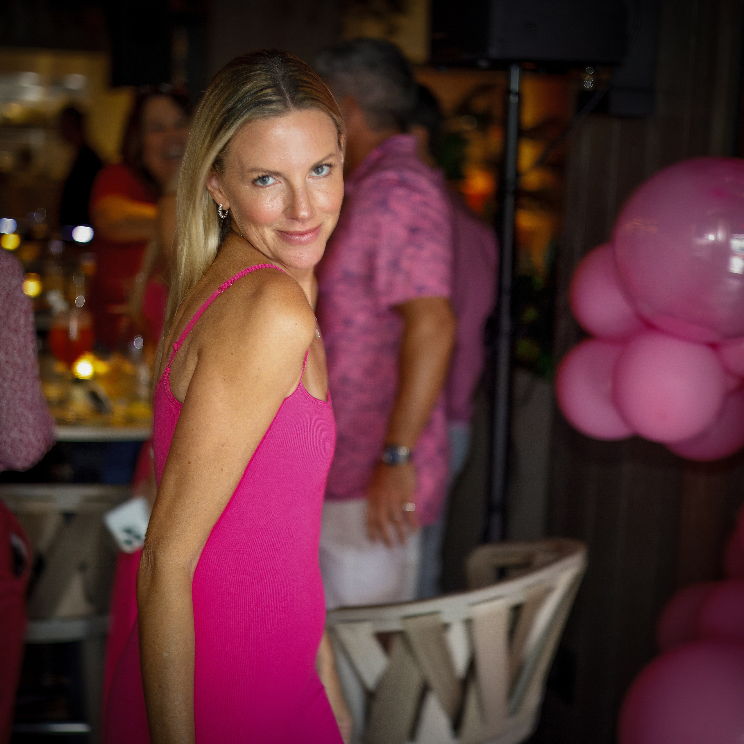 NLM Pink Party for Breast Cancer Awareness at Del Mar. Out and About 239