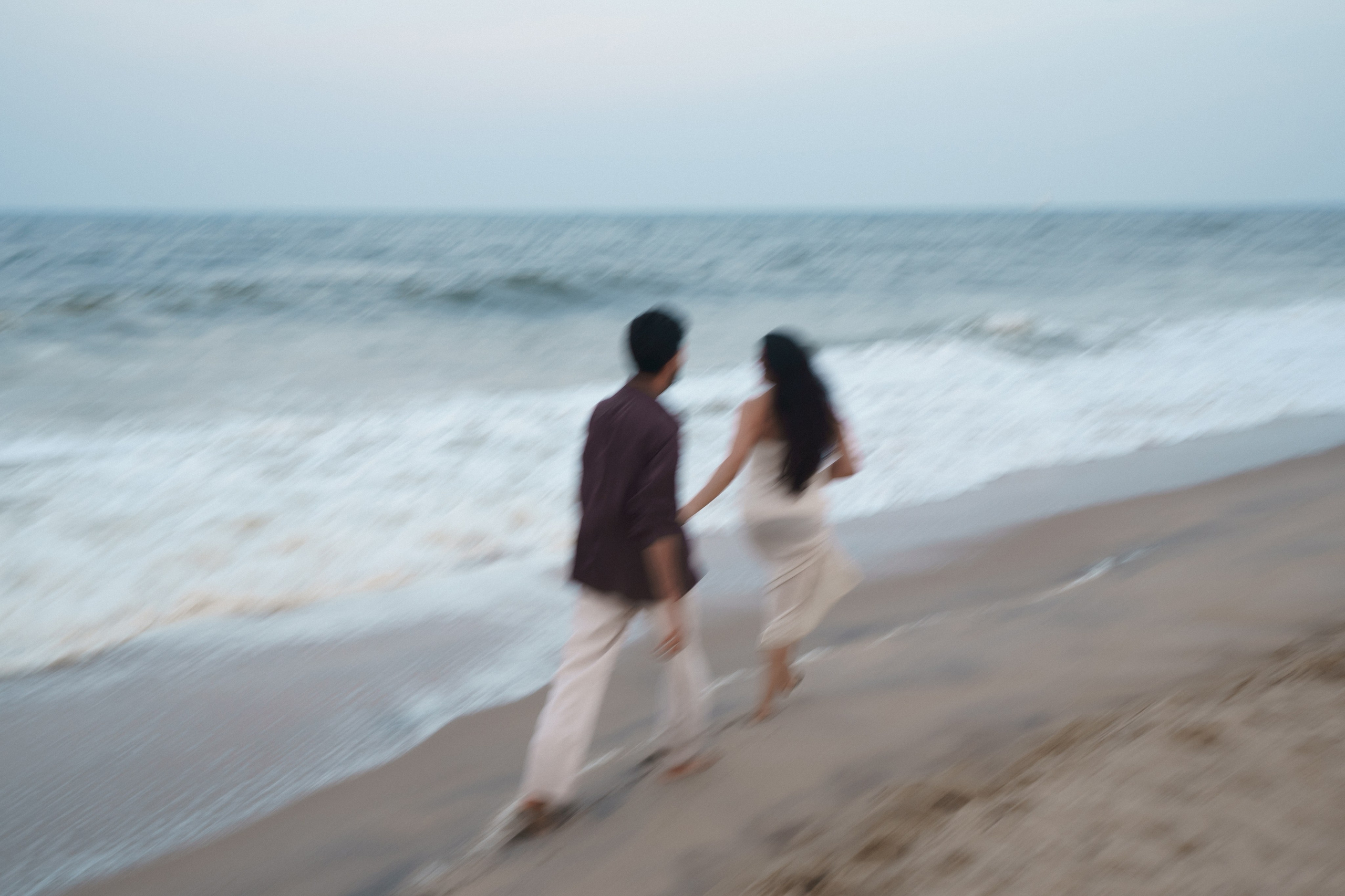 Beach engagement. New York + travel photographer