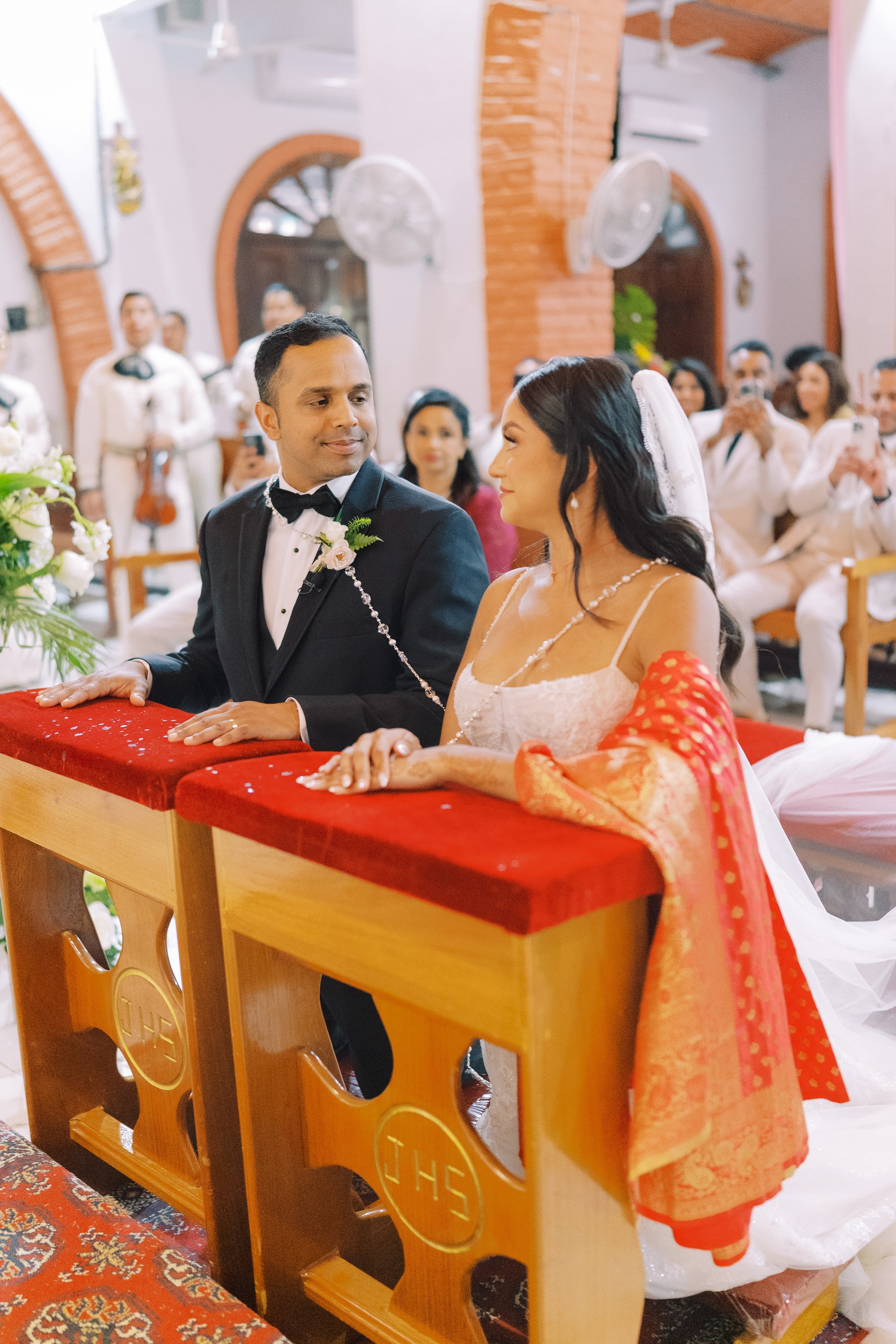 Jannet & Shan wedding in Sayulita church. Sayulita Wedding Photographer, Puerto Vallarta, Cabo