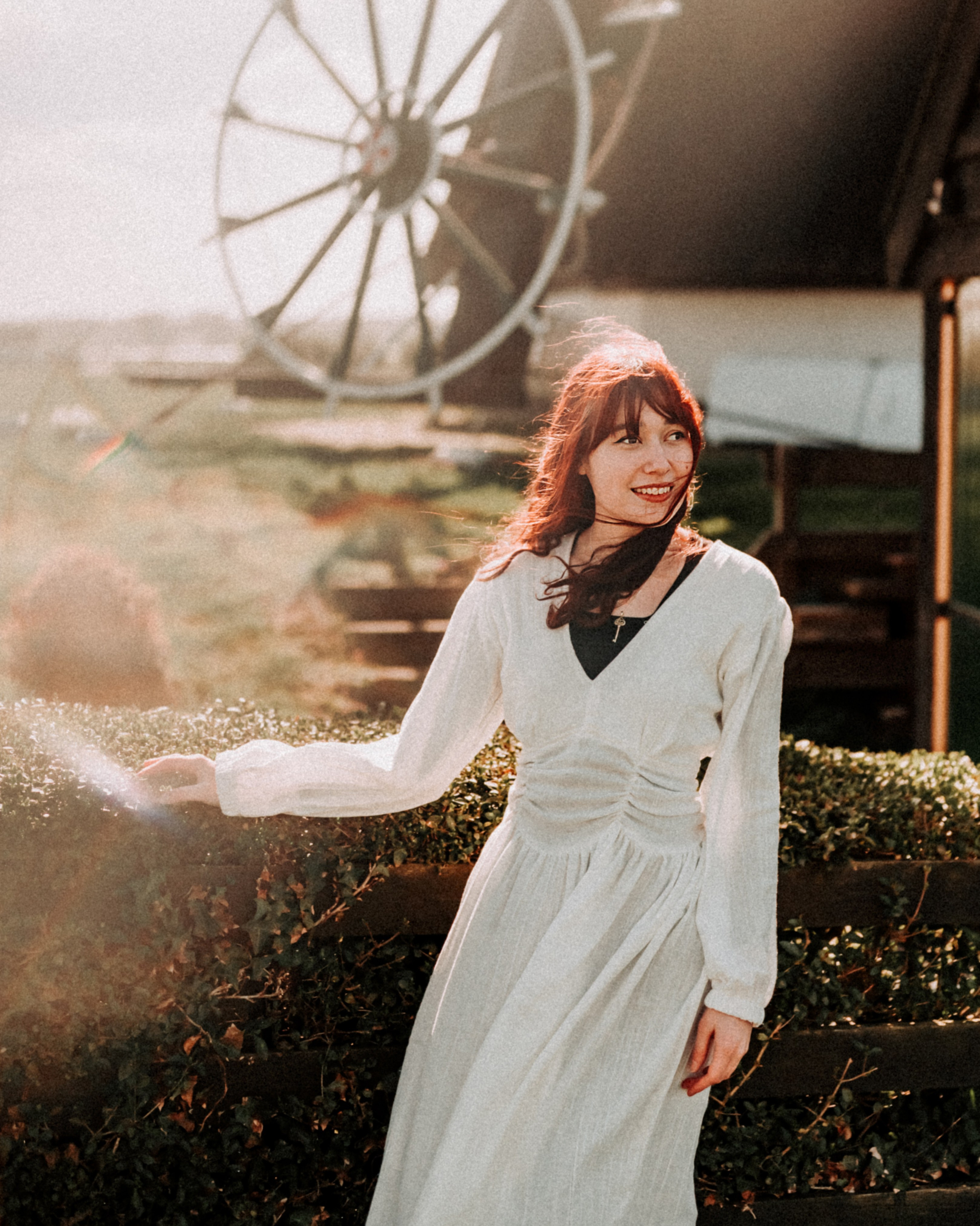 Outdoor Photoshoot with Windmills. Moth & Moss Photography