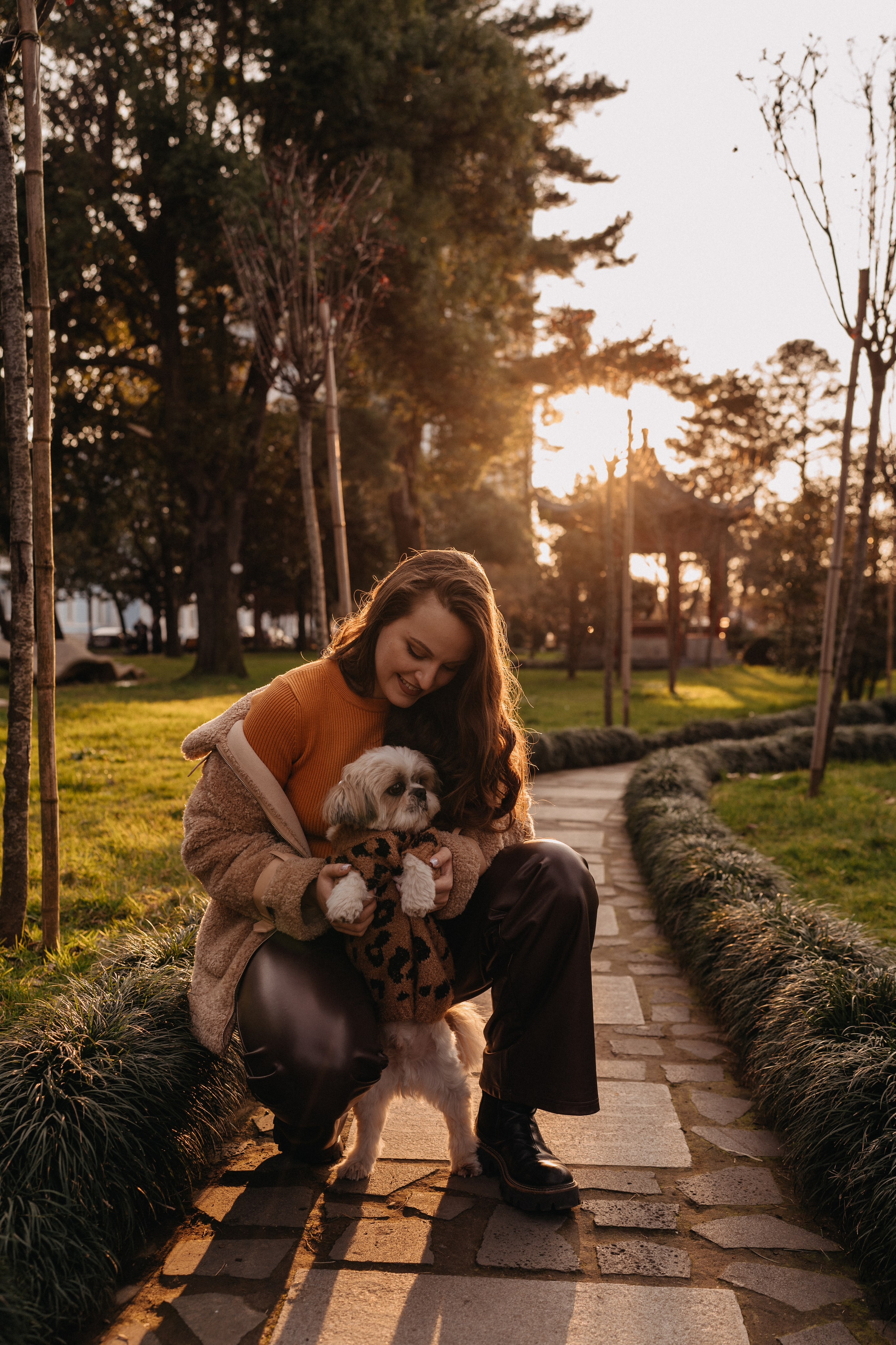 Фотосессия с собакой в Батуми. Портретный и свадебный фотограф в Батуми Валерия Азаренко