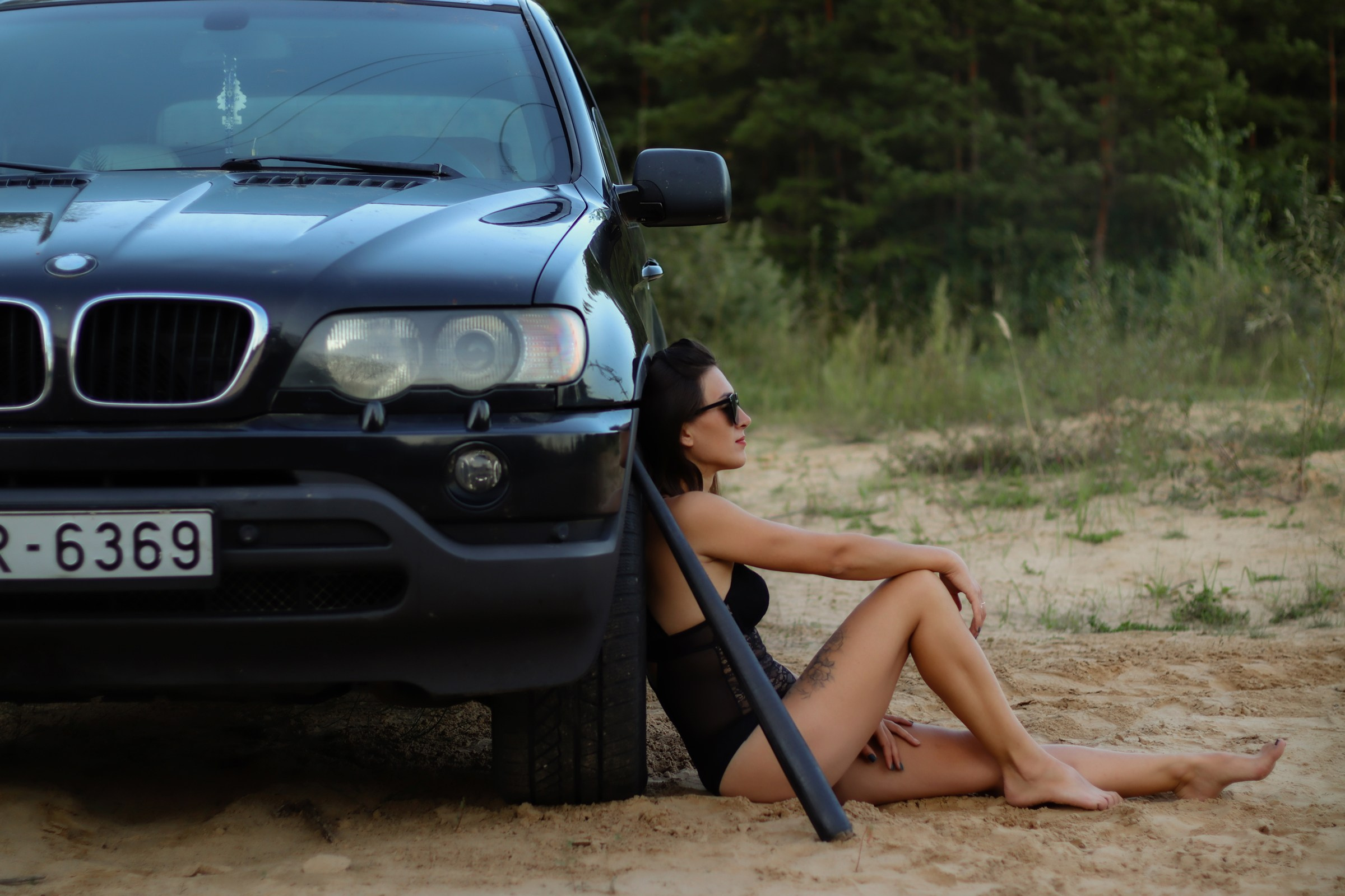 Фотосессия в песчаном карьере