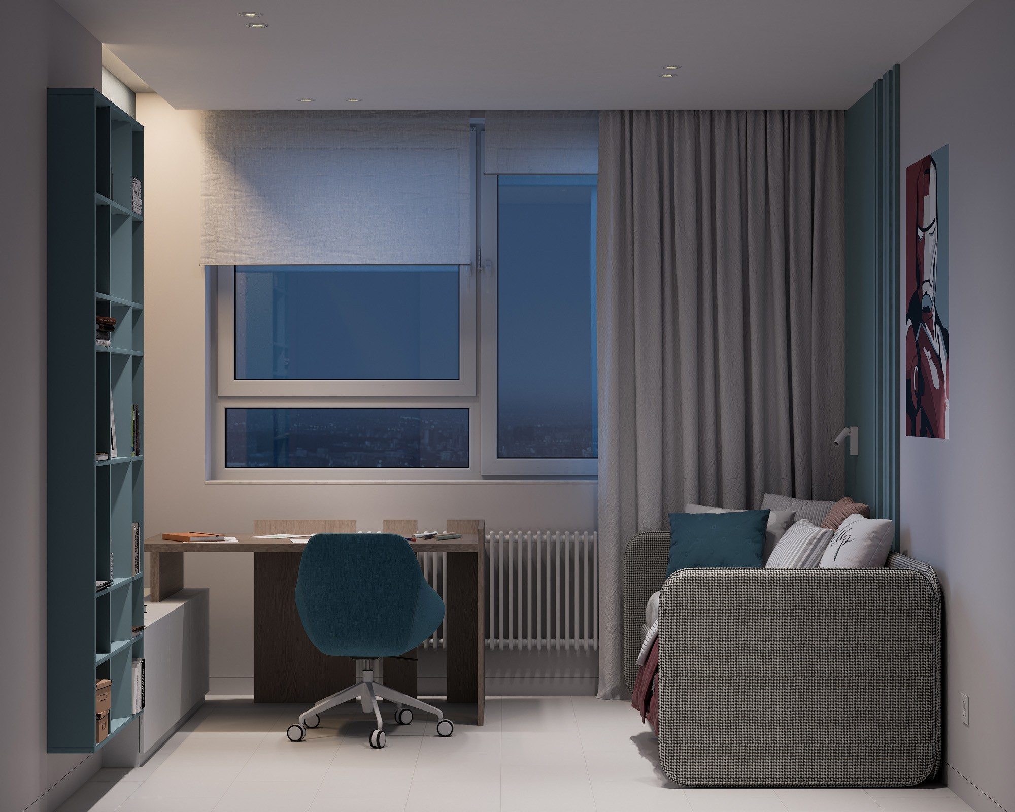 Квартира в Сургуте. ROMAN VISUAL| СОЗДАНИЕ ВЫСОКОКАЧЕСТВЕННОЙ 3D-ВИЗУАЛИЗАЦИИ