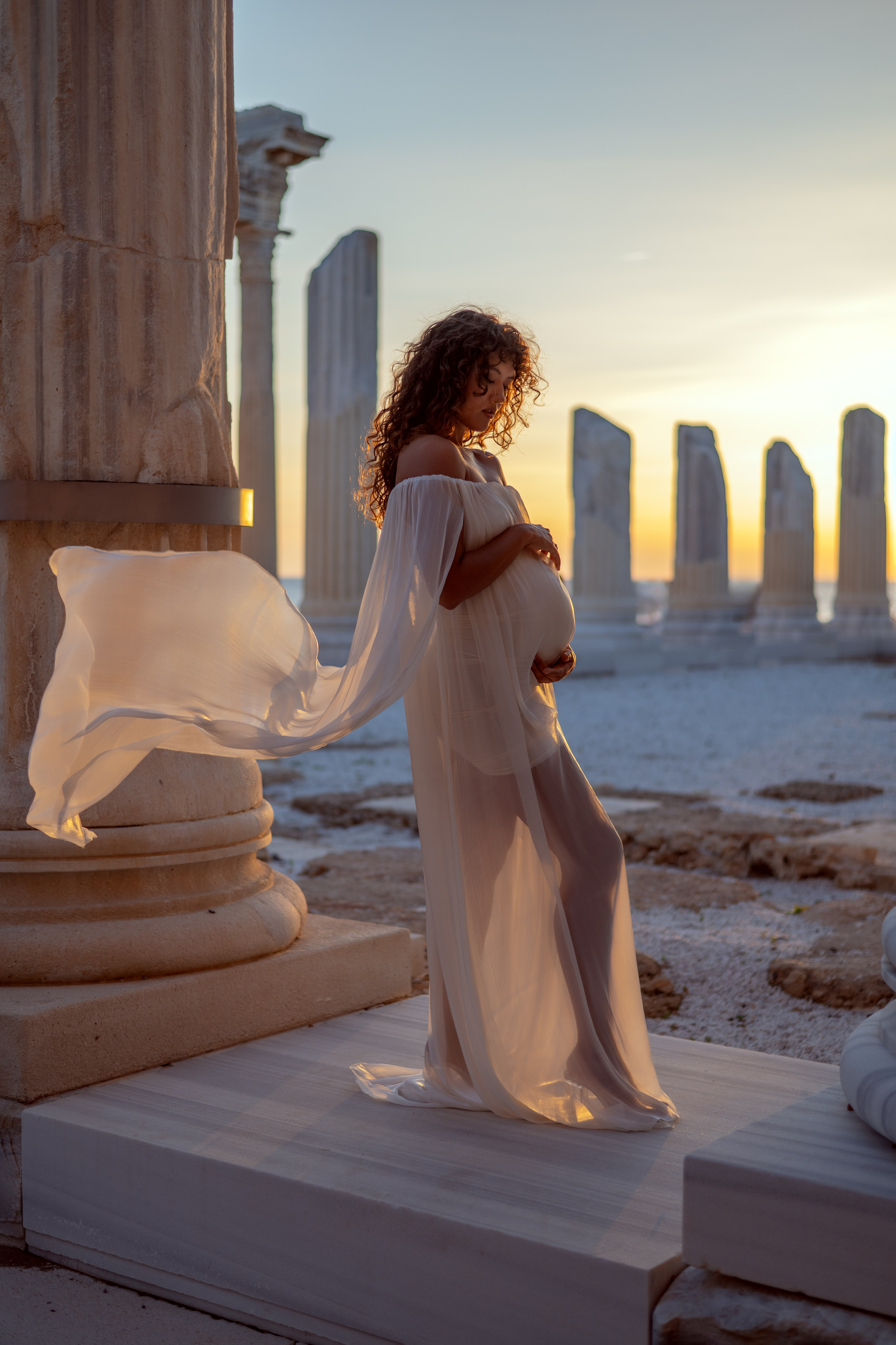 Фотосессия беременности в Сиде Турция